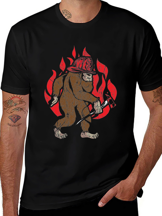 Bigfoot Firefighter T-Shirt