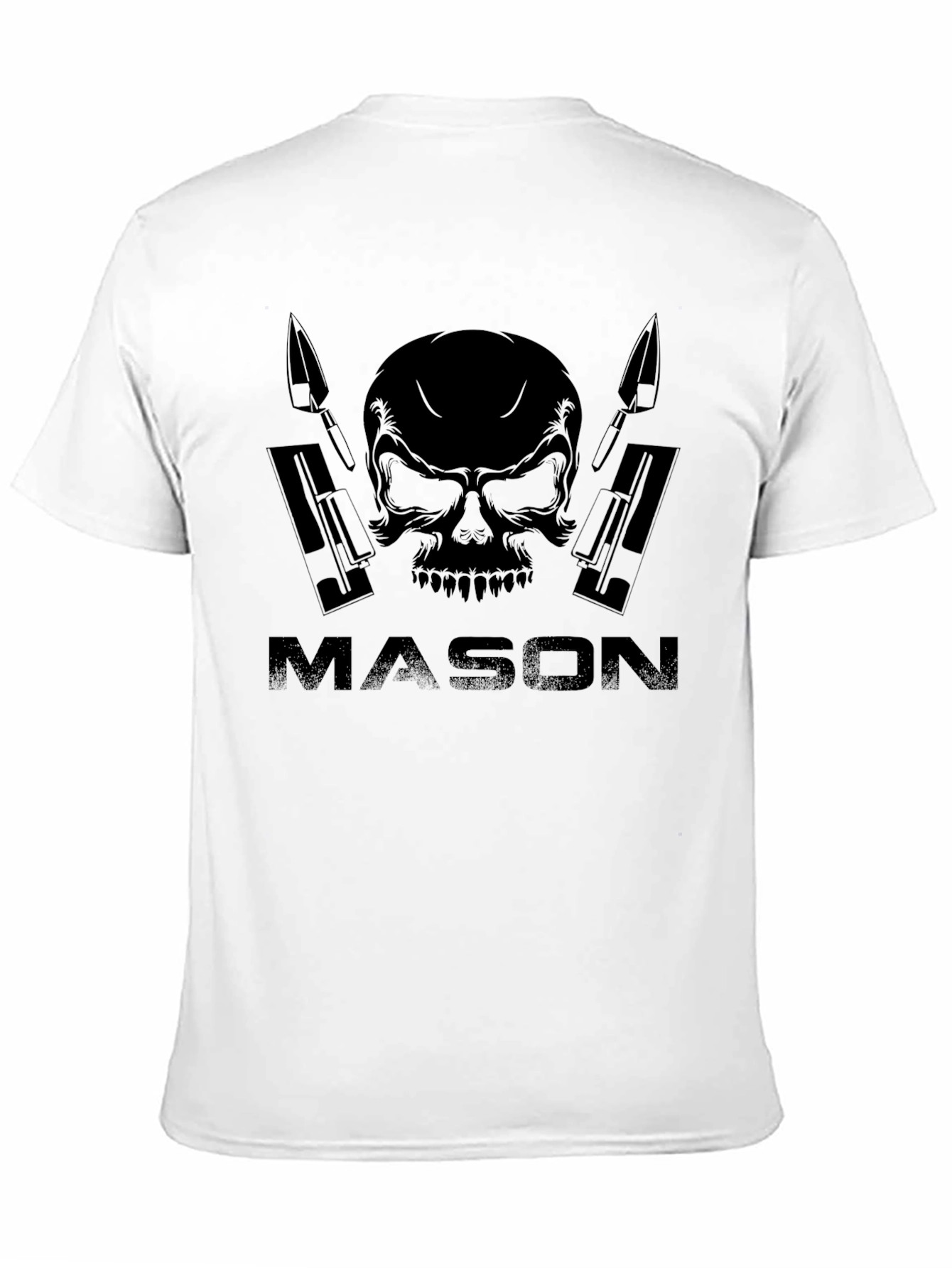 Mason Skull T-Shirt - Dark Humor Apparel