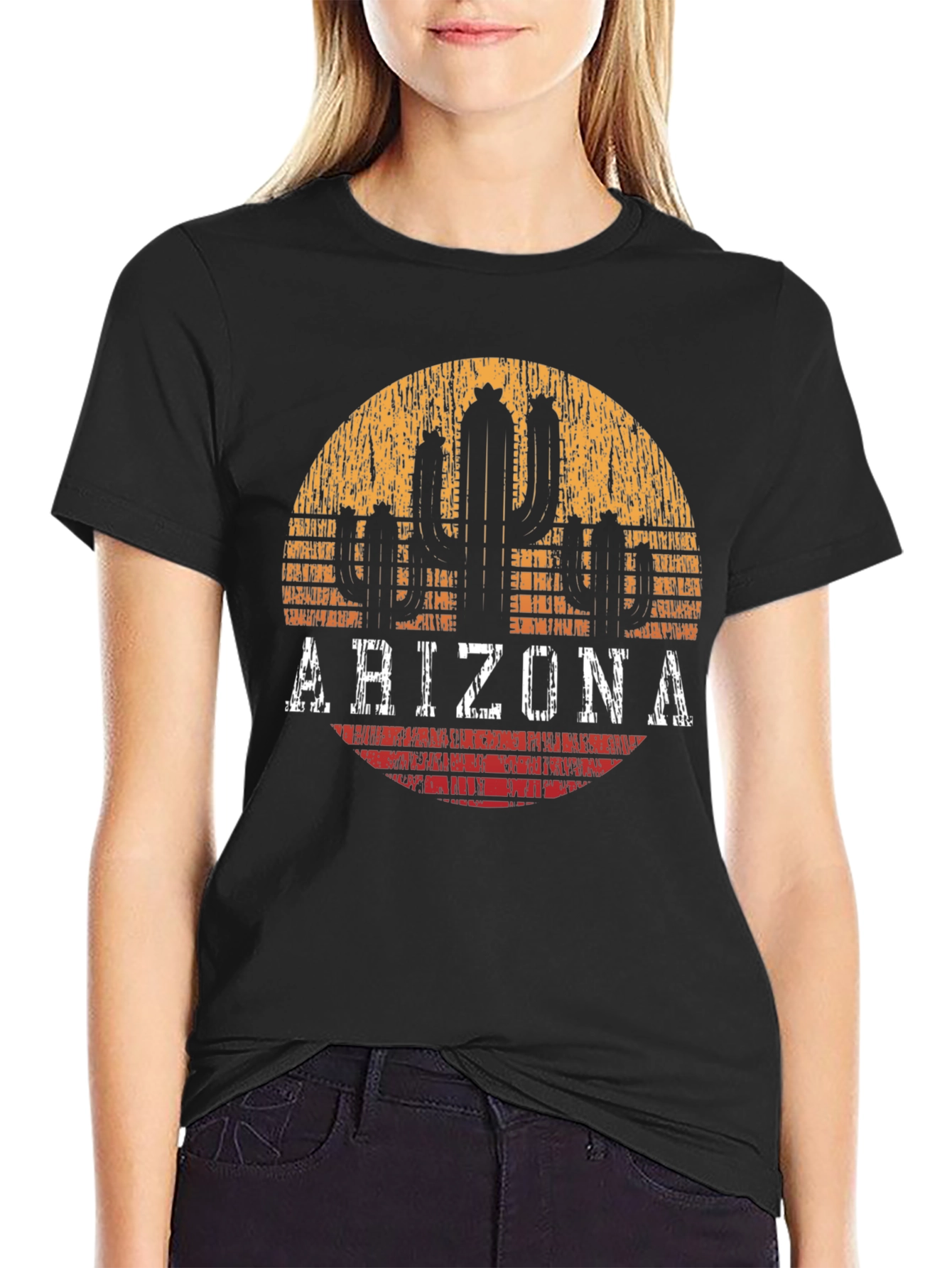 Arizona Cactus Graphic Tee - Desert State Pride