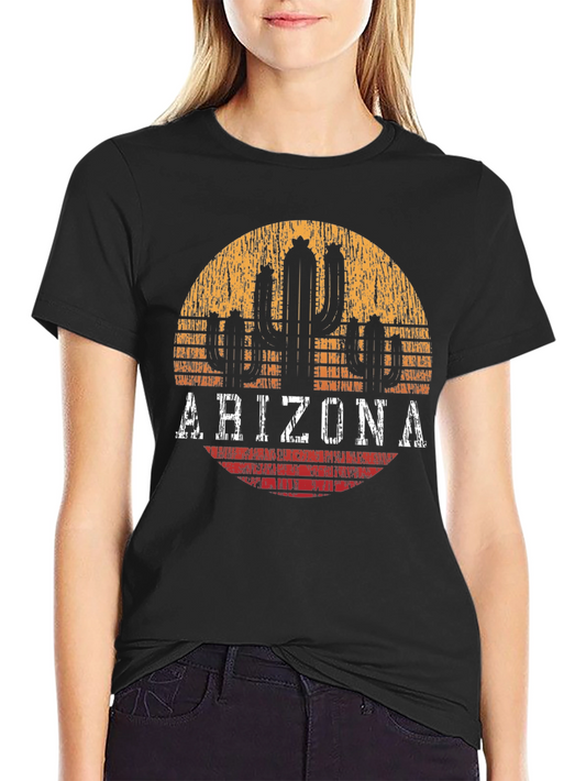 Arizona Cactus Graphic Tee - Desert State Pride