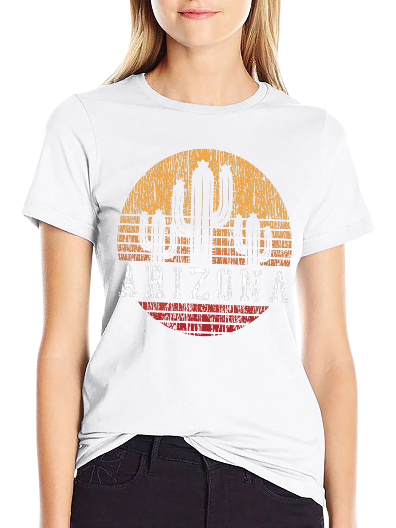 Arizona Cactus Graphic Tee - Desert State Pride