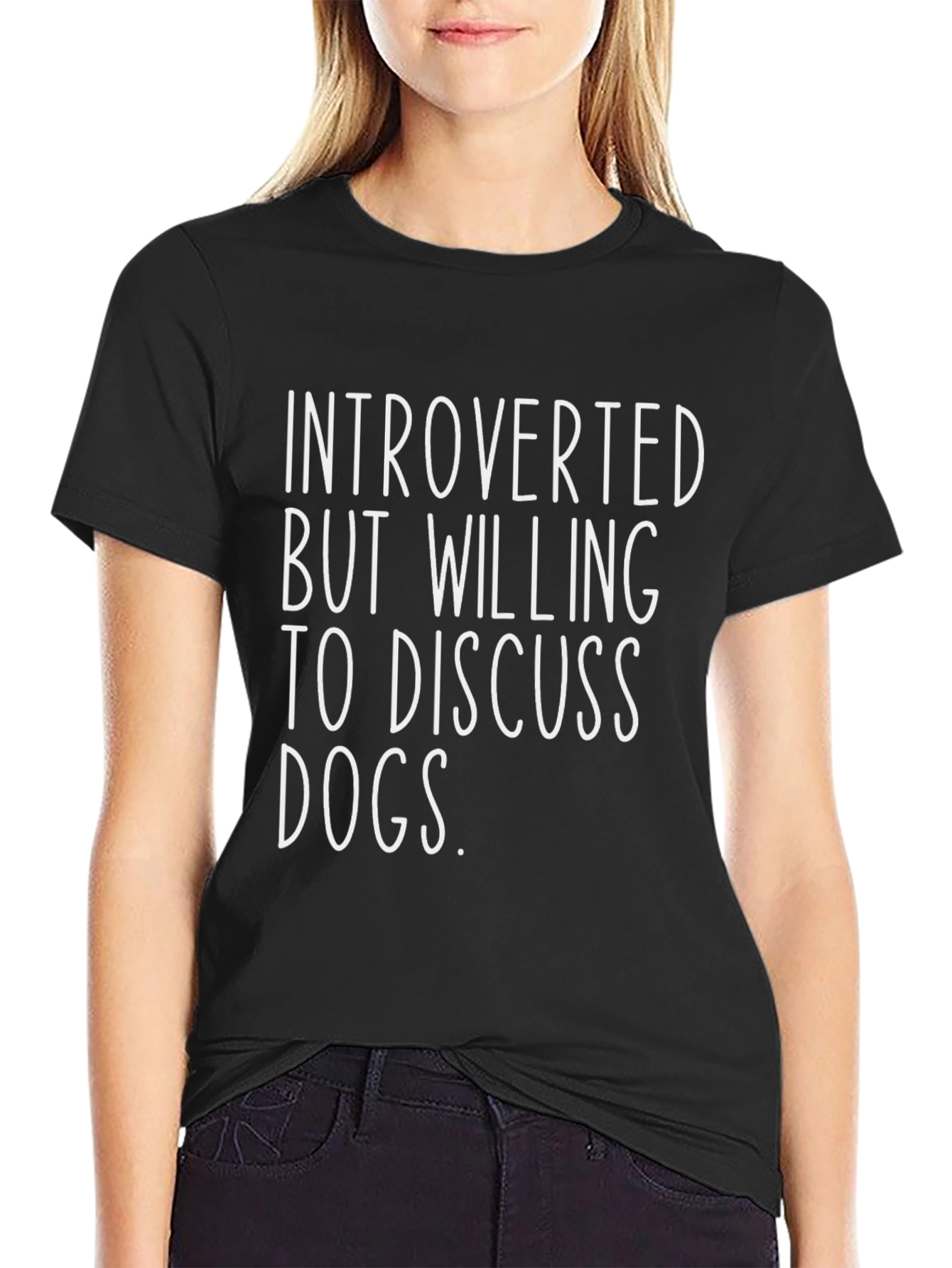 Introverted Dog Lover Graphic Tee