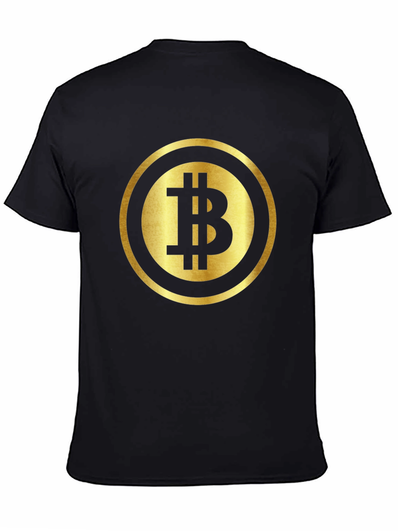 Bitcoin Logo Black T-Shirt