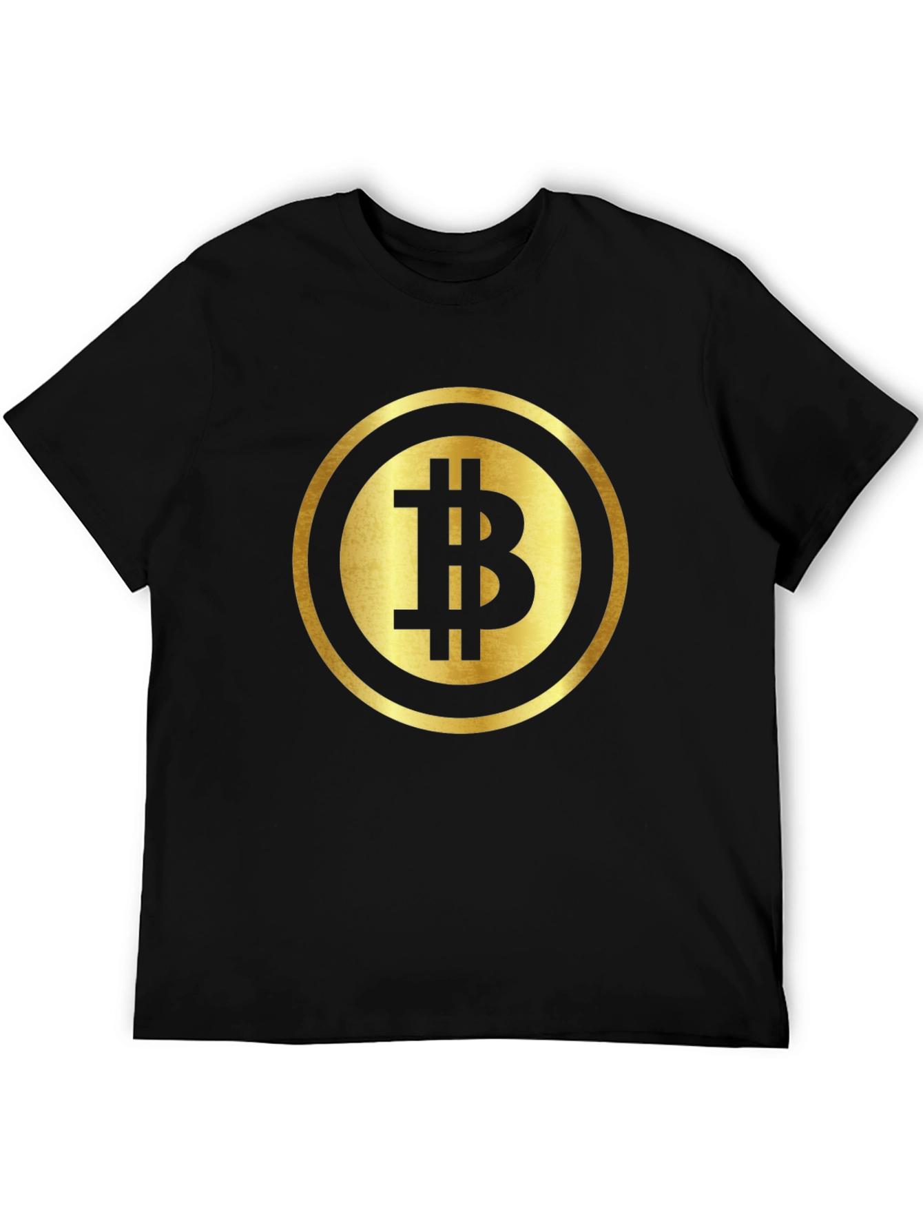 Bitcoin Logo Black T-Shirt
