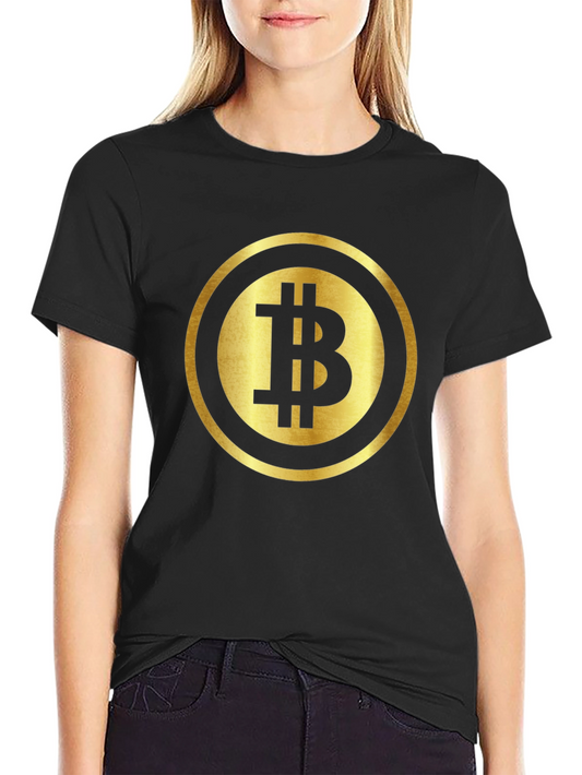 Bitcoin Logo Black T-Shirt