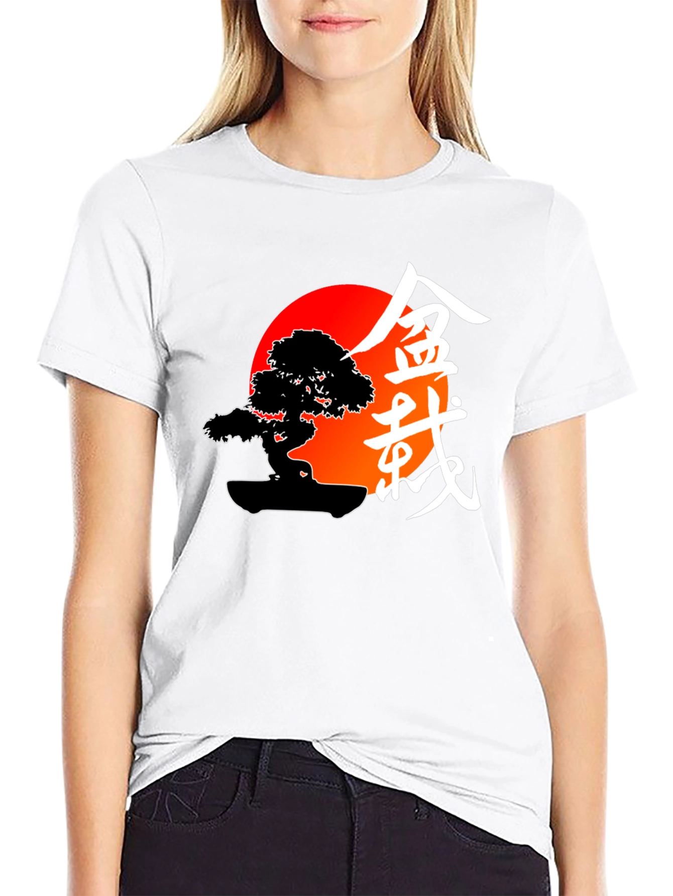 Bonsai Tree Graphic T-Shirt - Zen Style