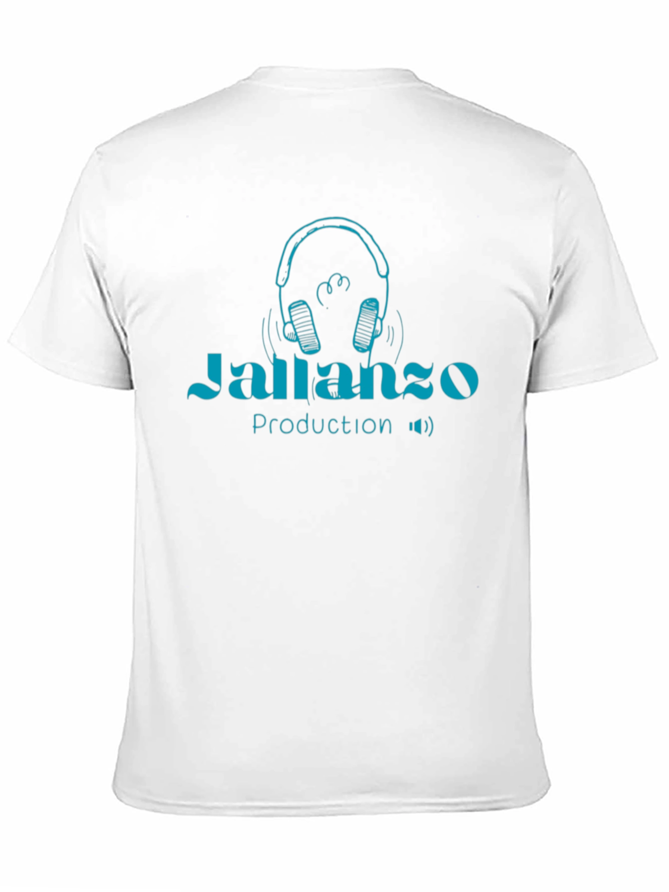 Jallanzo Production Black Graphic T-Shirt