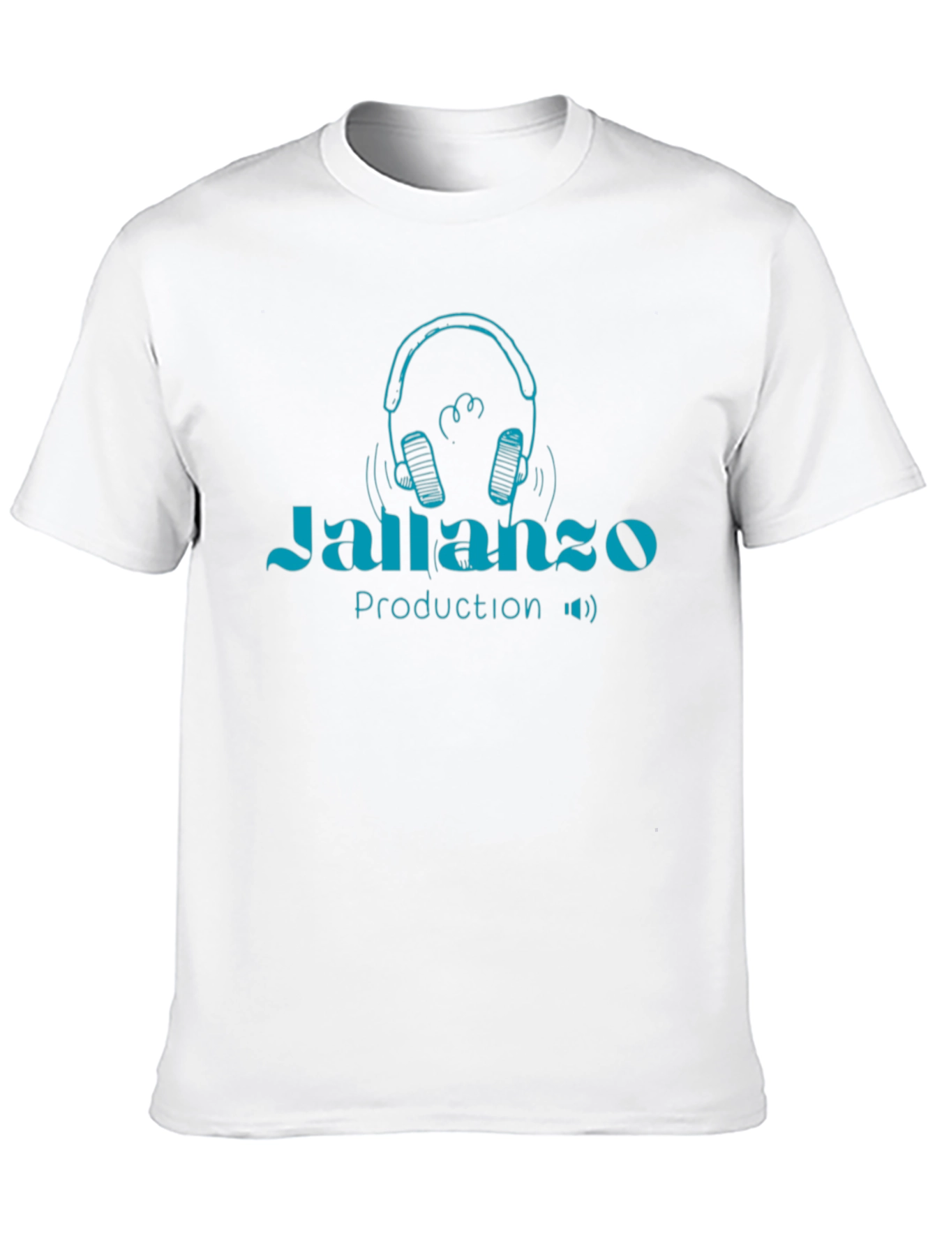 Jallanzo Production Black Graphic T-Shirt
