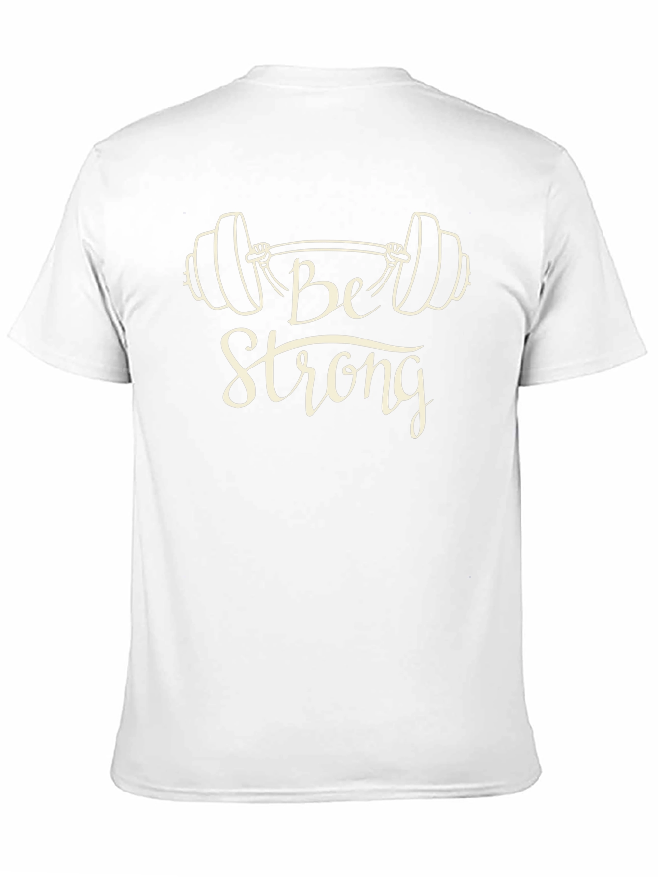 Be Strong Workout Graphic Tee - Black