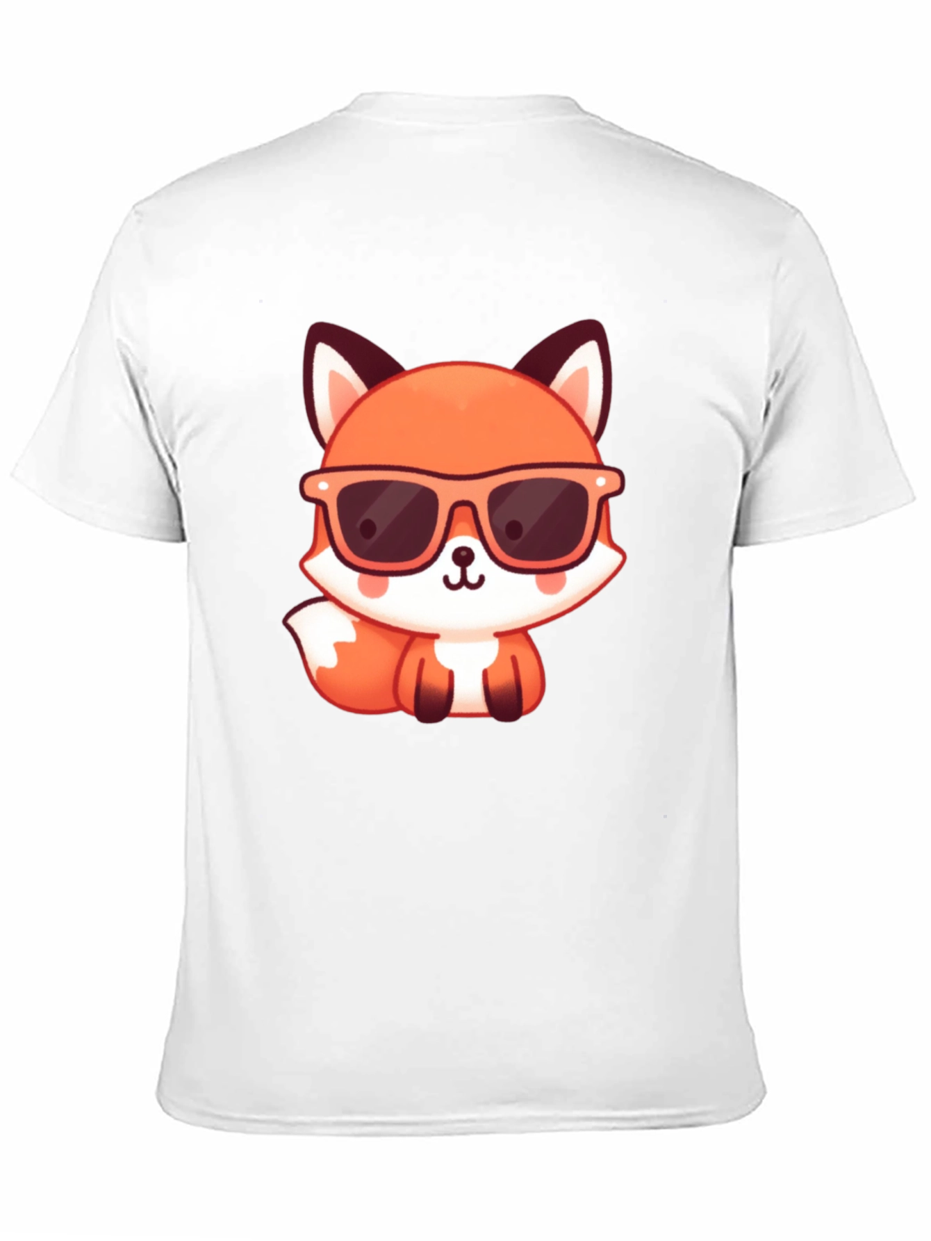 Cool Fox Graphic Tee - Stylish Black T-Shirt