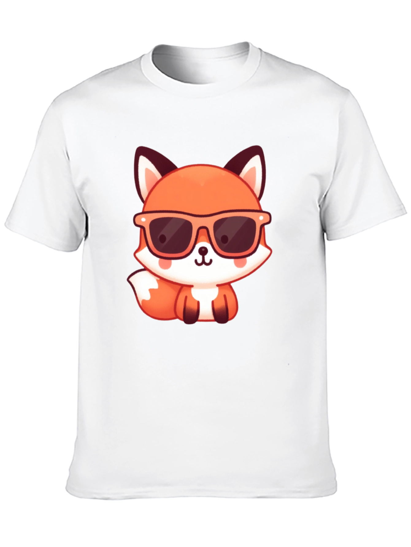 Cool Fox Graphic Tee - Stylish Black T-Shirt