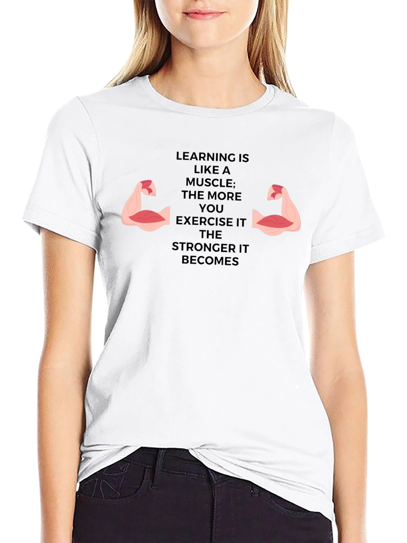 Learning Muscle Tee - Exercise Your Mind