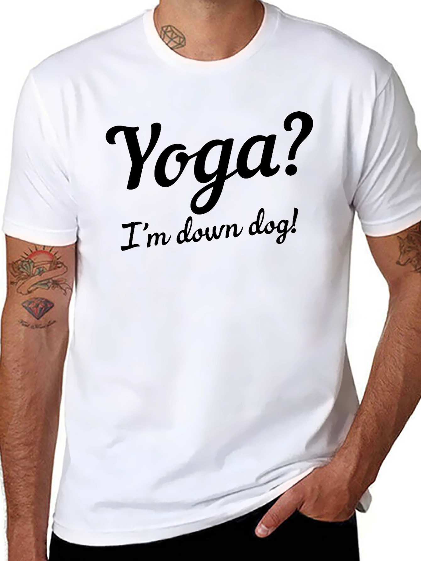 Yoga? Im Down Dog! Graphic Tee