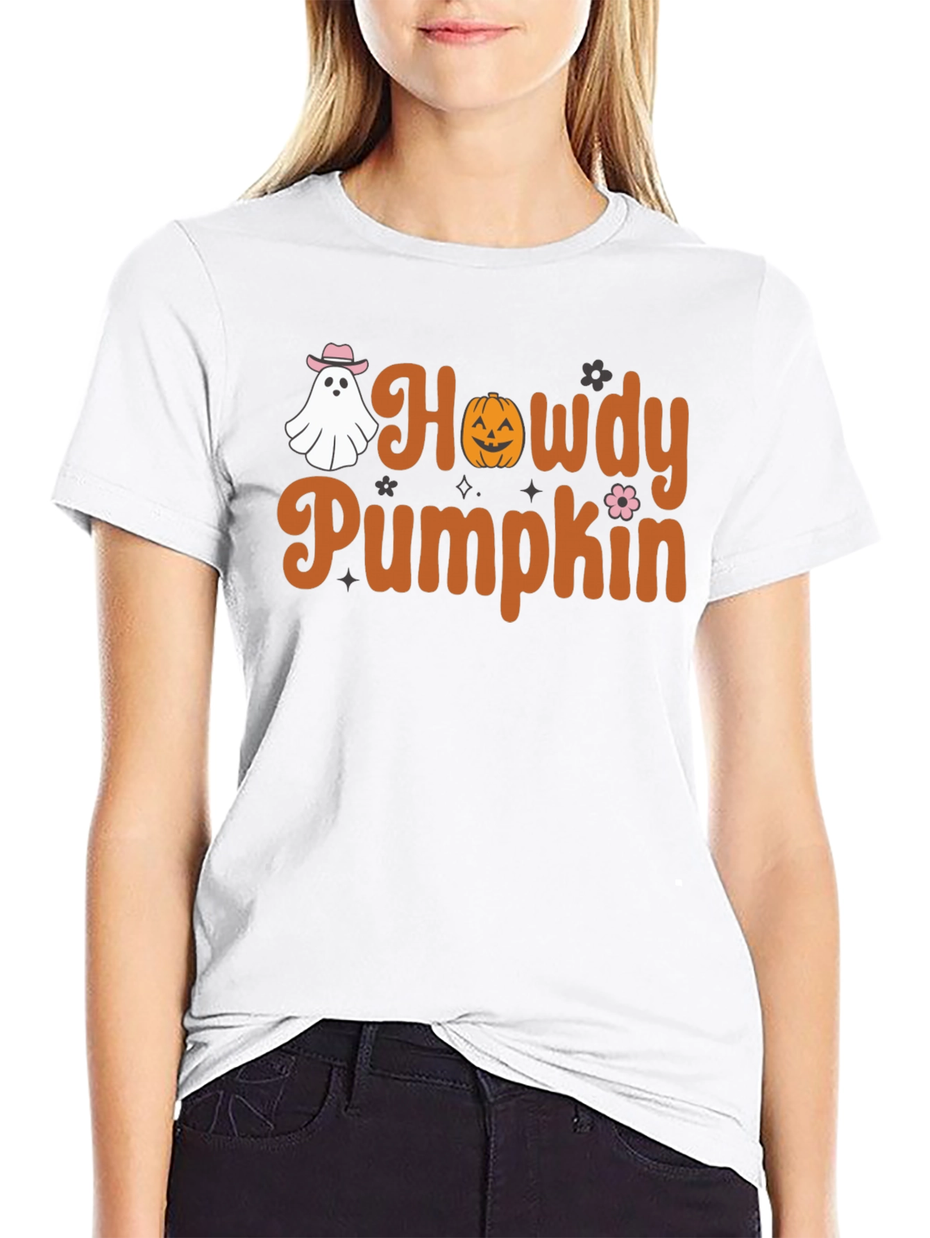 Howdy Pumpkin Halloween Tee