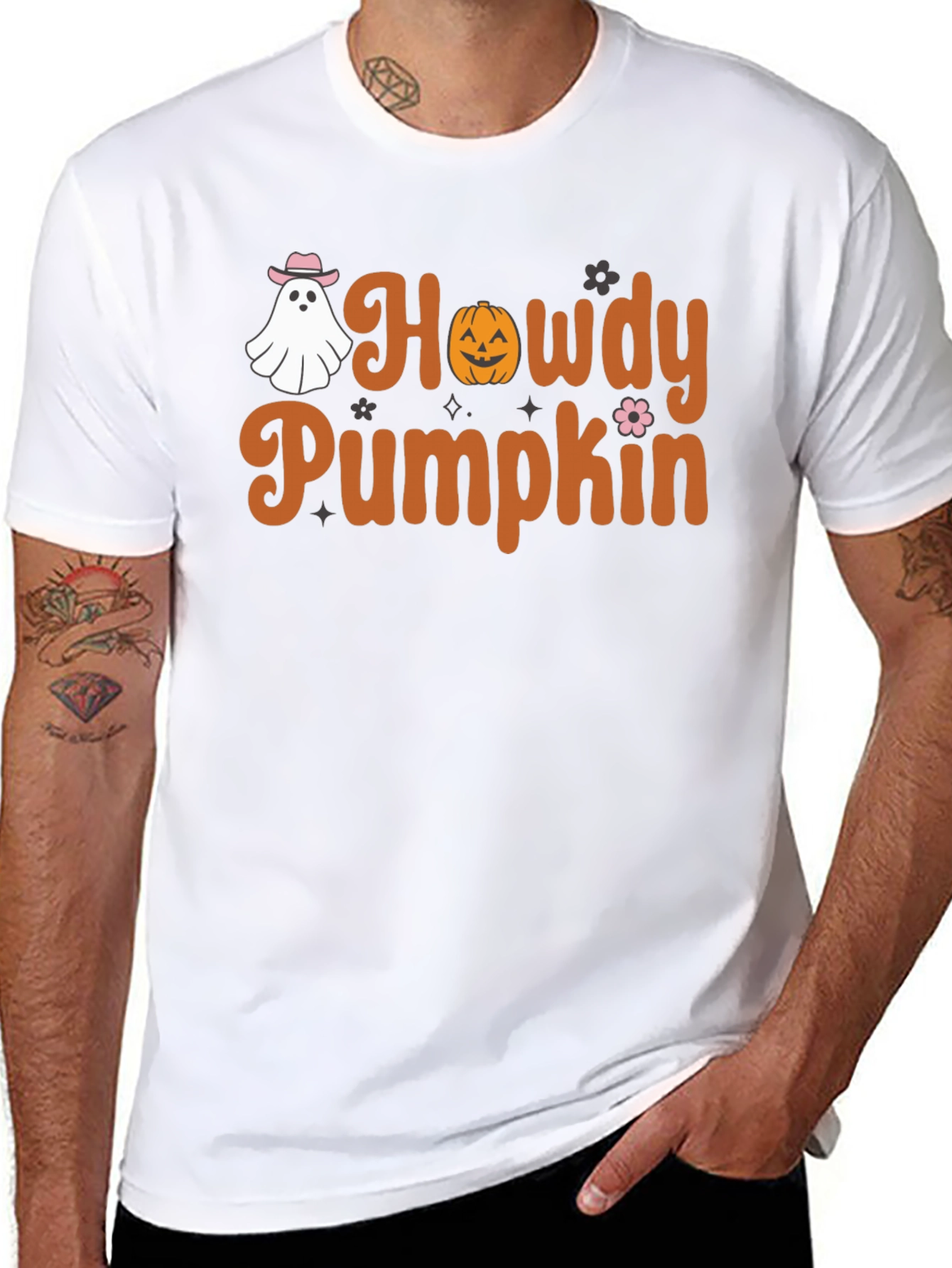 Howdy Pumpkin Halloween Tee