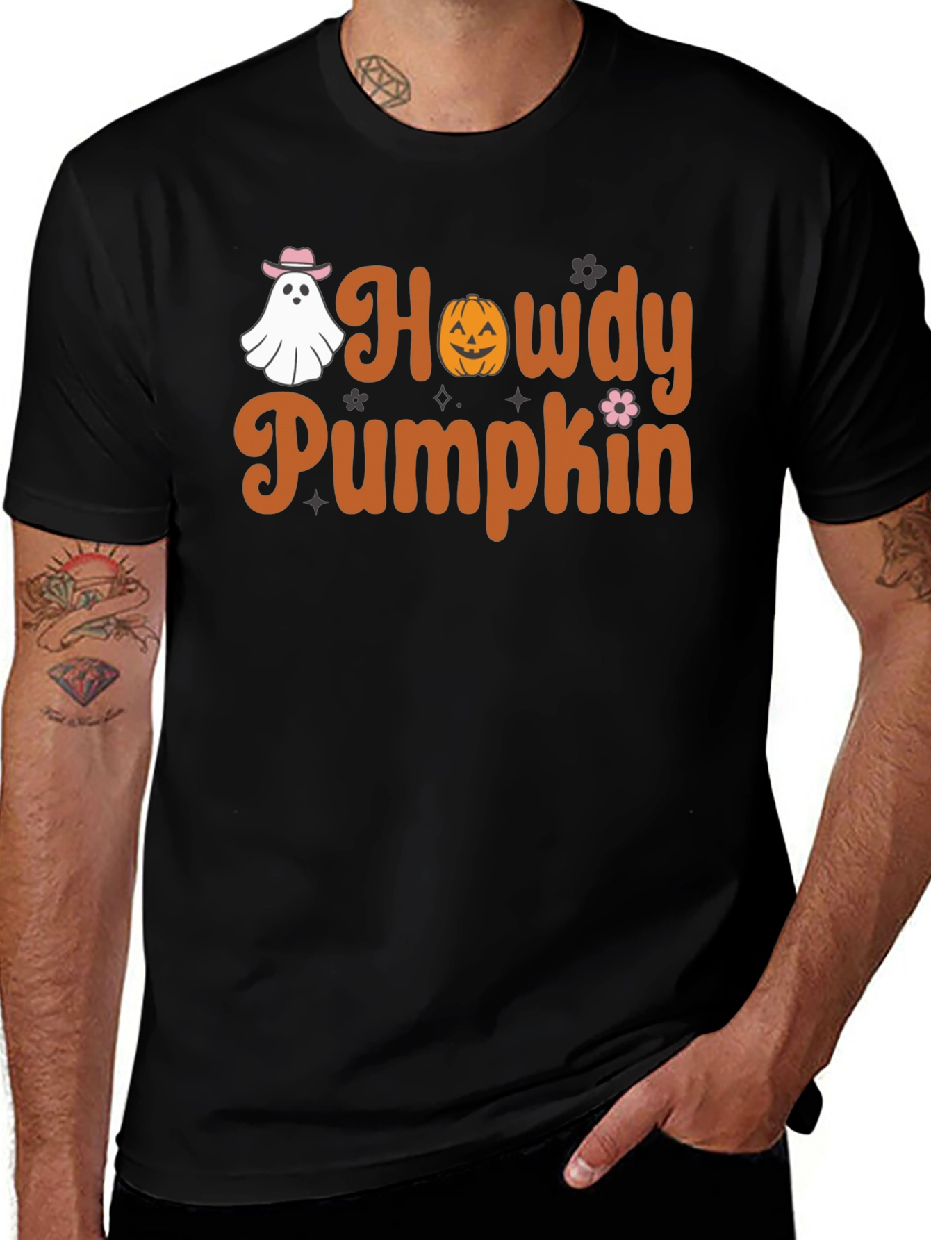 Howdy Pumpkin Halloween Tee