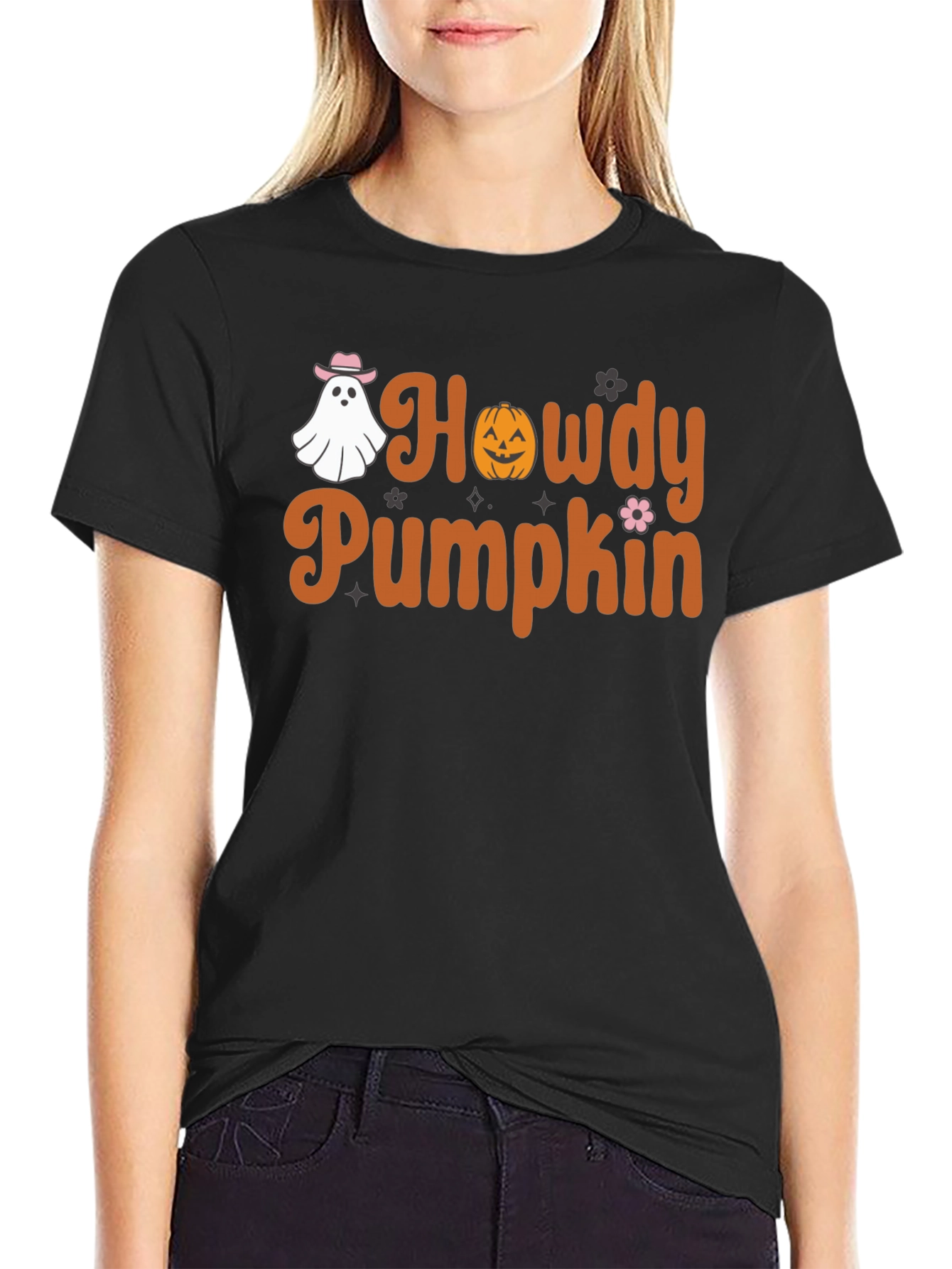 Howdy Pumpkin Halloween Tee