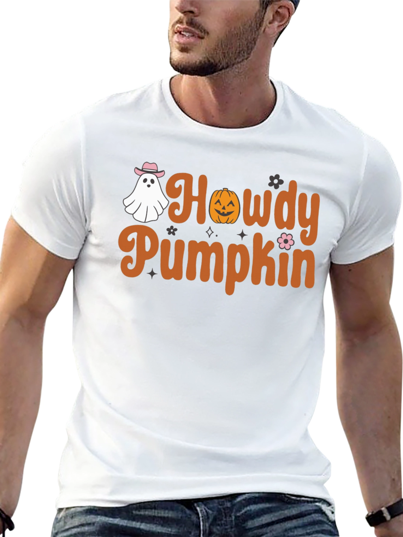 Howdy Pumpkin Halloween Tee
