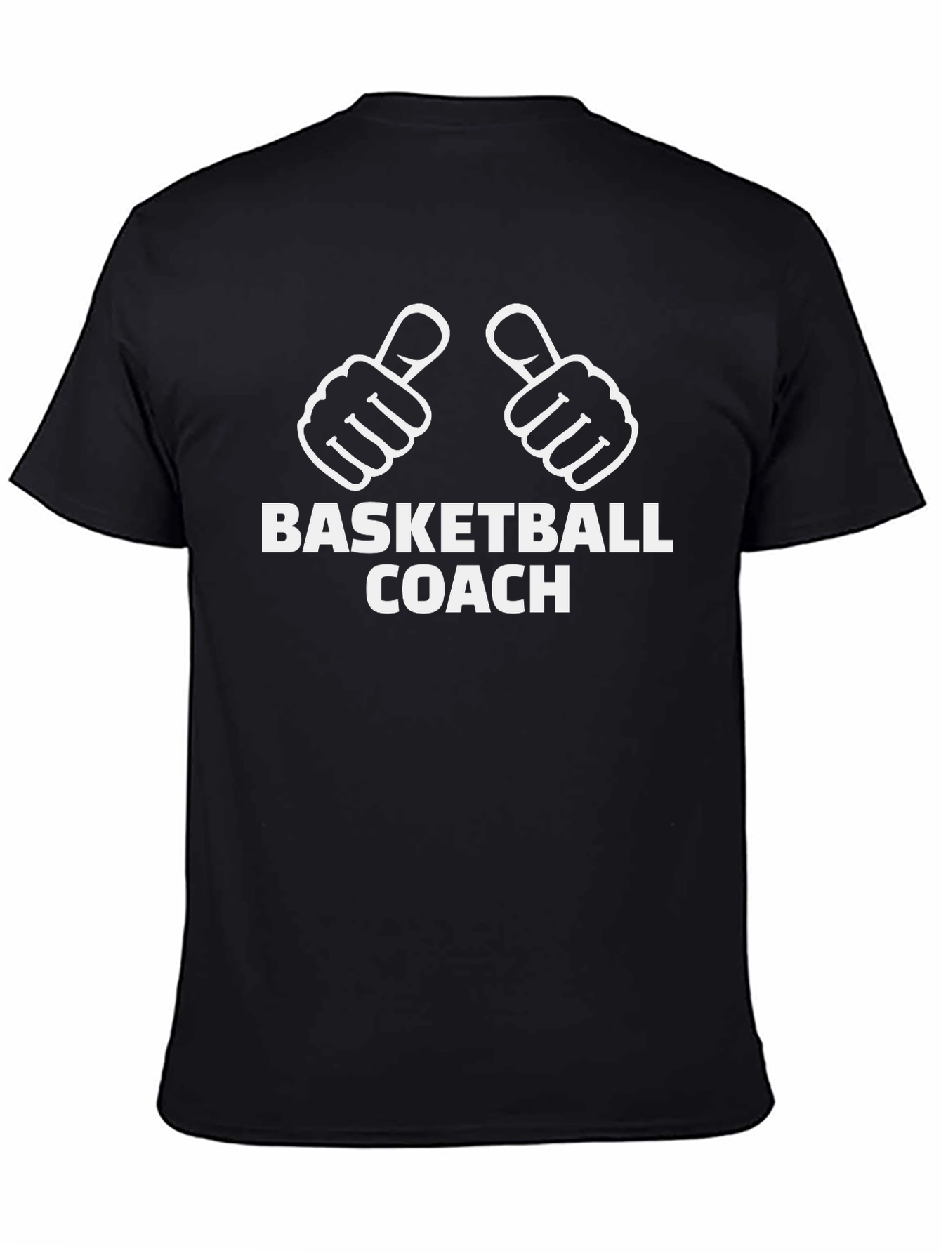 Basketball Coach T-Shirt - Thumbs Up Design