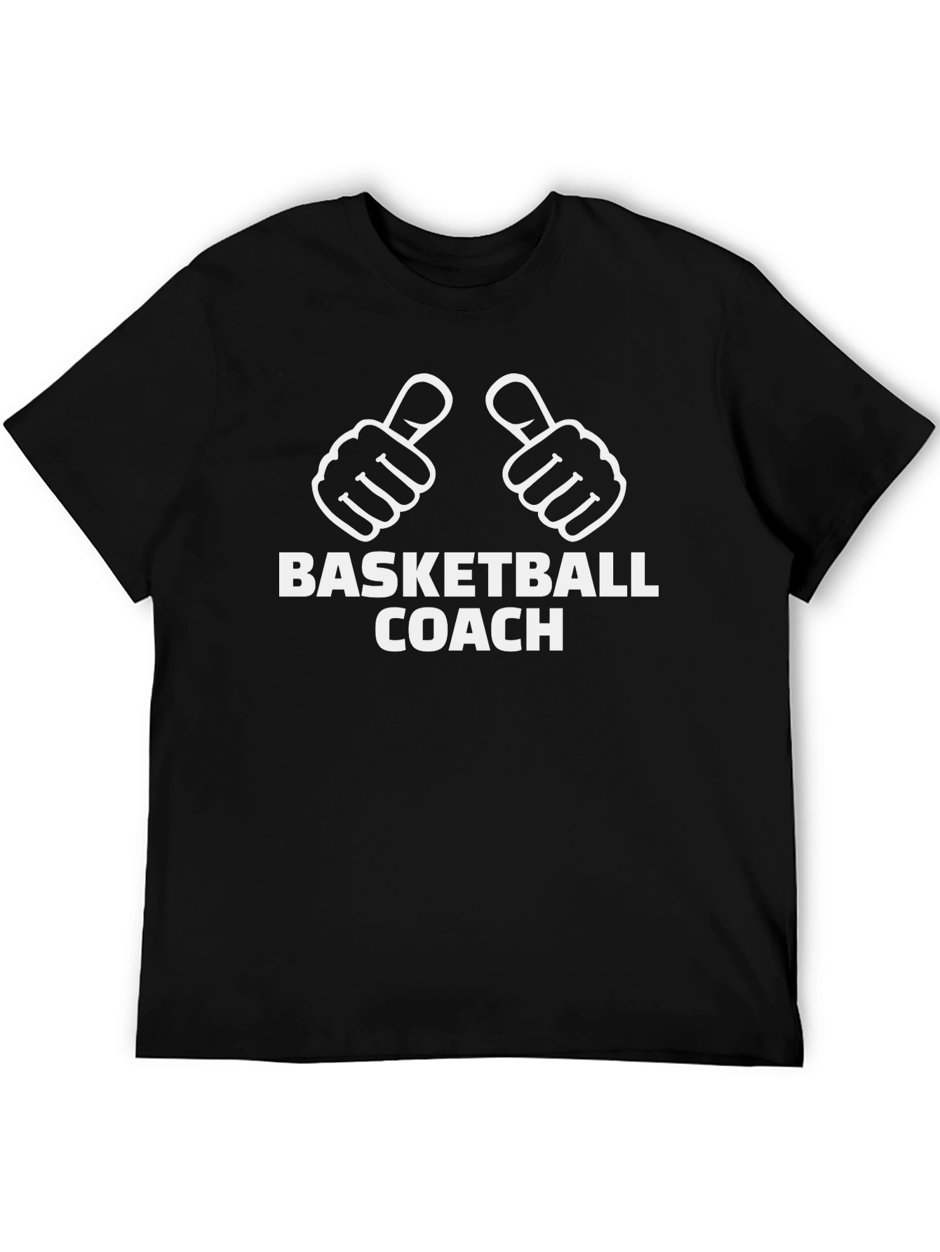 Basketball Coach T-Shirt - Thumbs Up Design