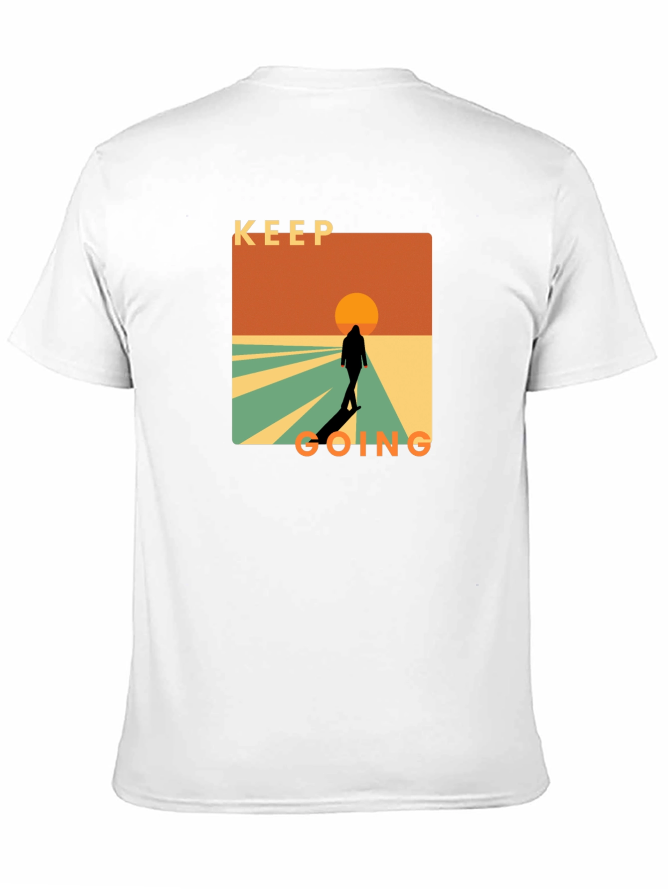 Keep Going Graphic T-Shirt - Motivational Design