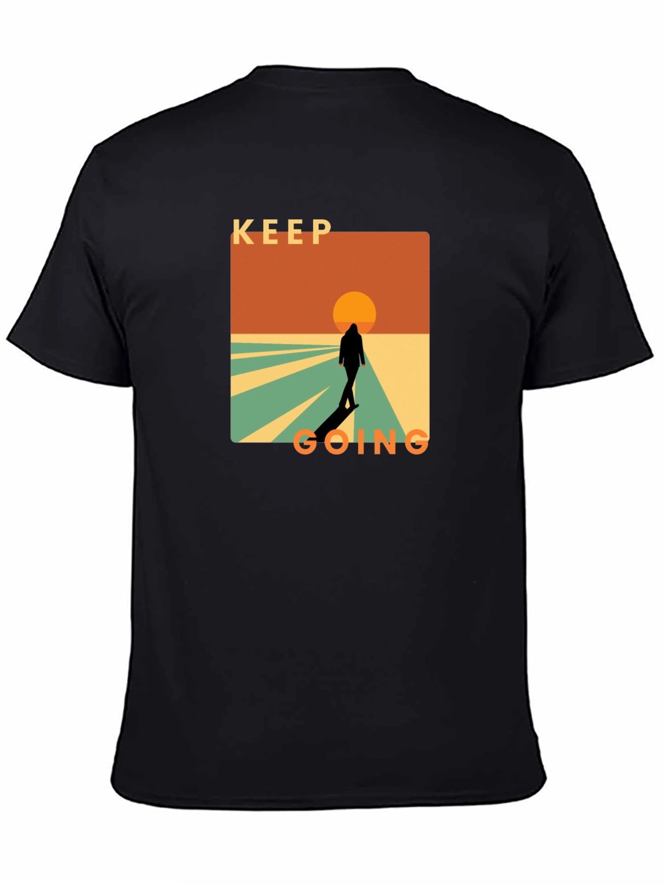 Keep Going Graphic T-Shirt - Motivational Design