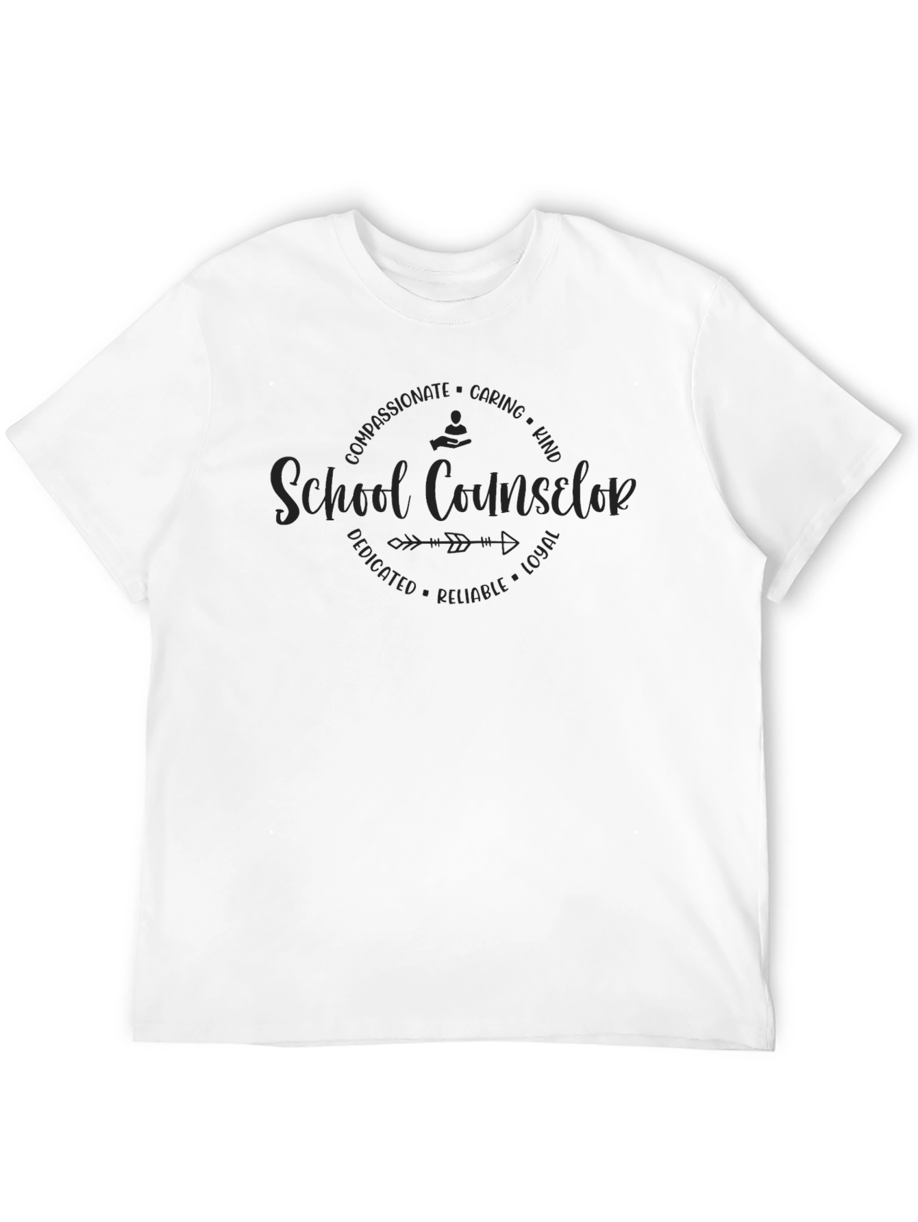 School Counselor Compassionate Graphic T-Shirt