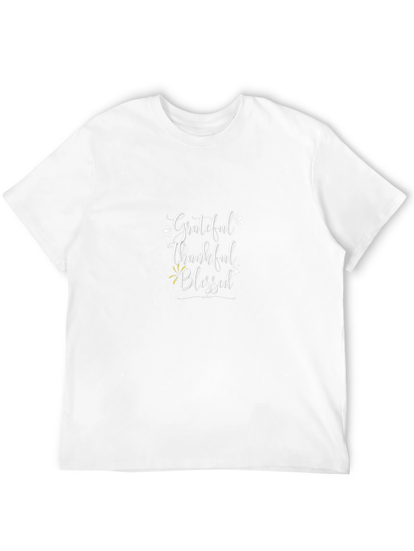 Grateful Thankful Blessed Graphic T-Shirt