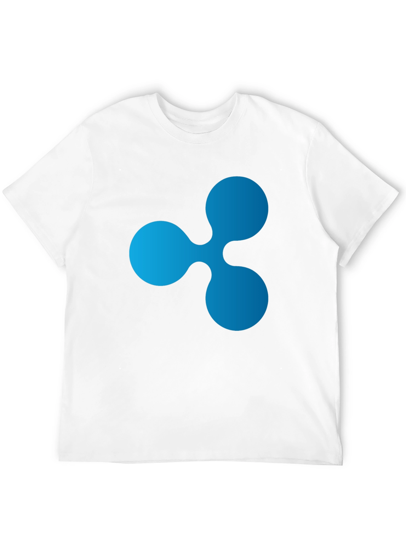 Ripple Crypto Logo Black T-Shirt