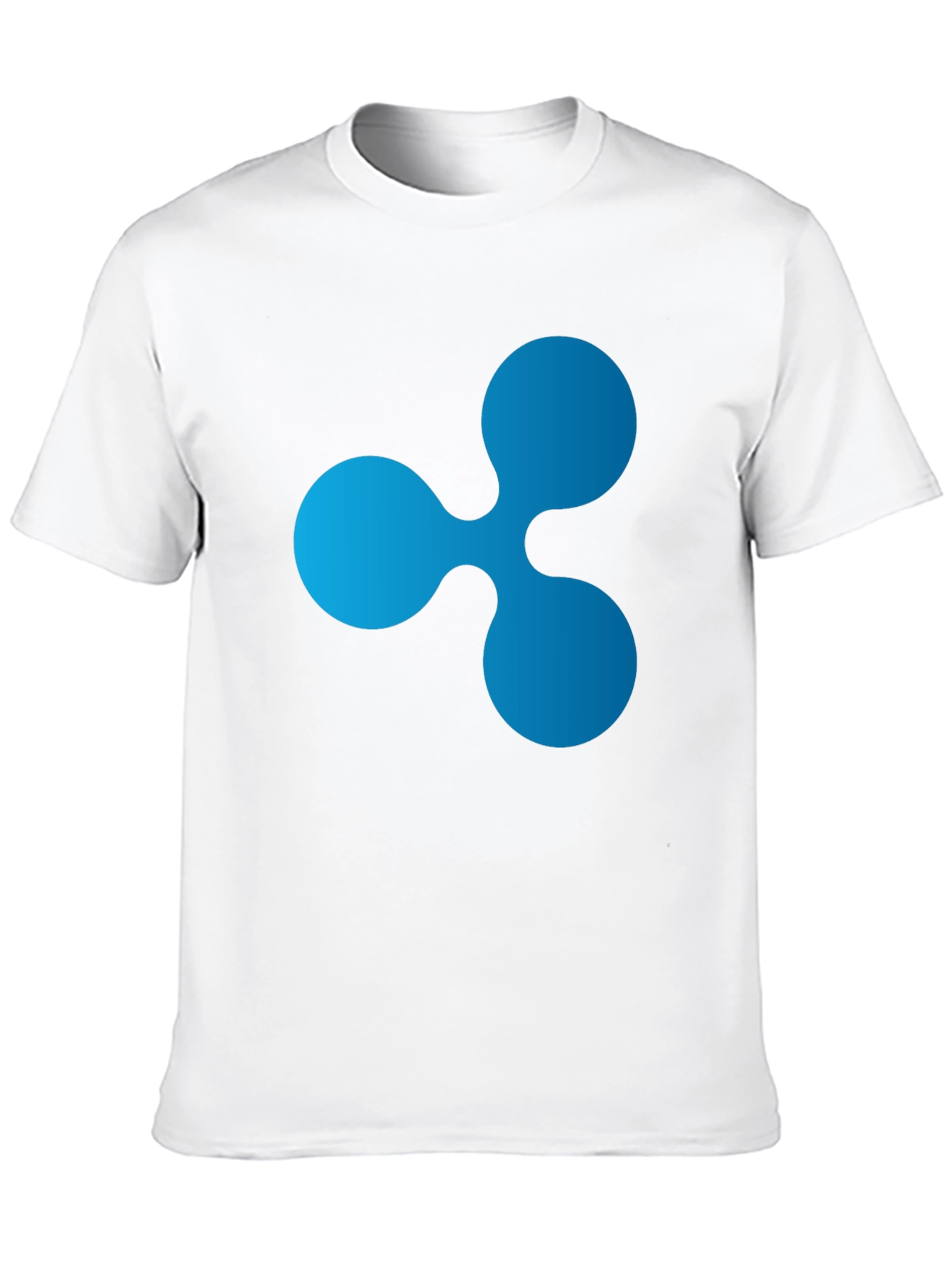 Ripple Crypto Logo Black T-Shirt