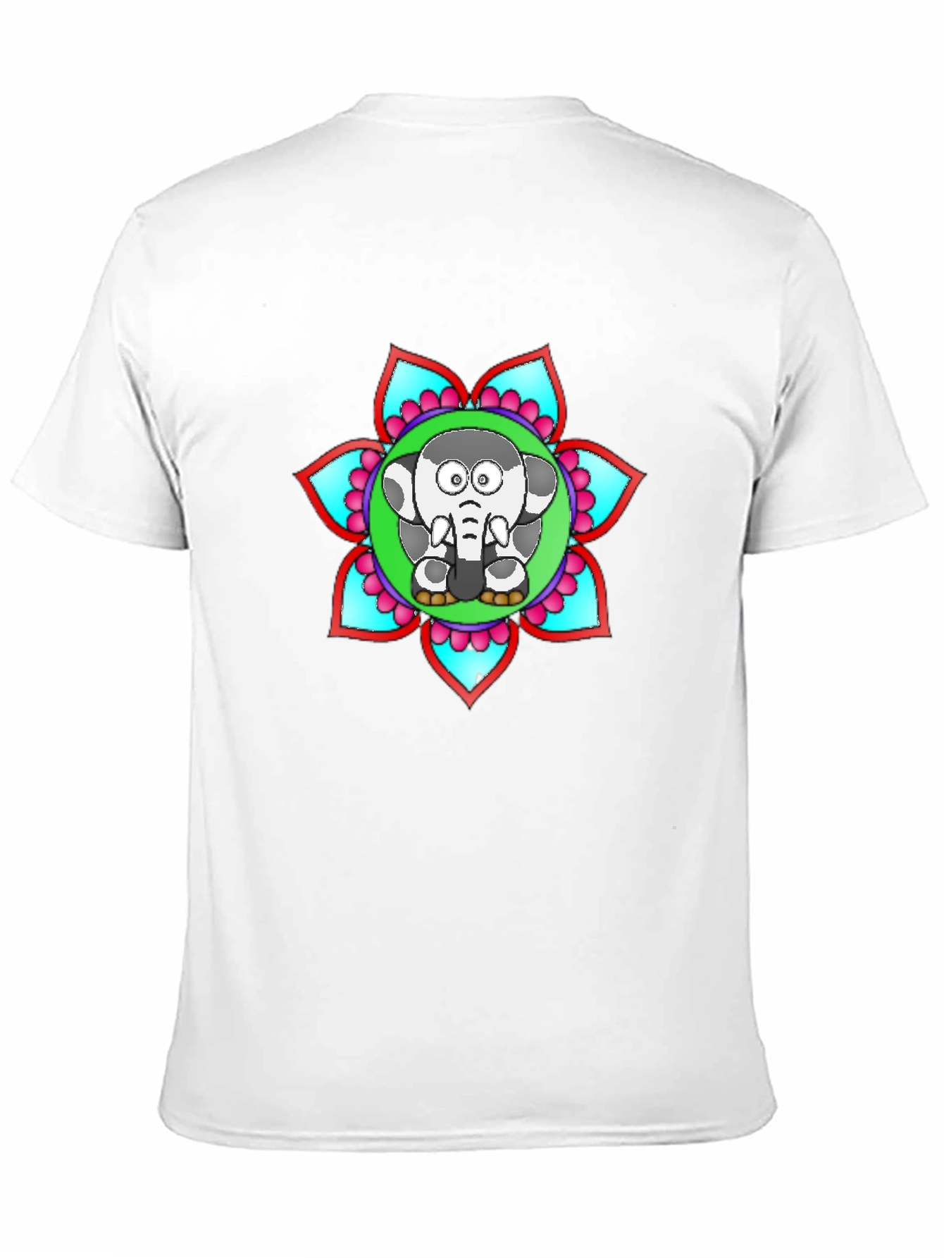 Elephant Mandala T-Shirt - Unique Graphic Tee