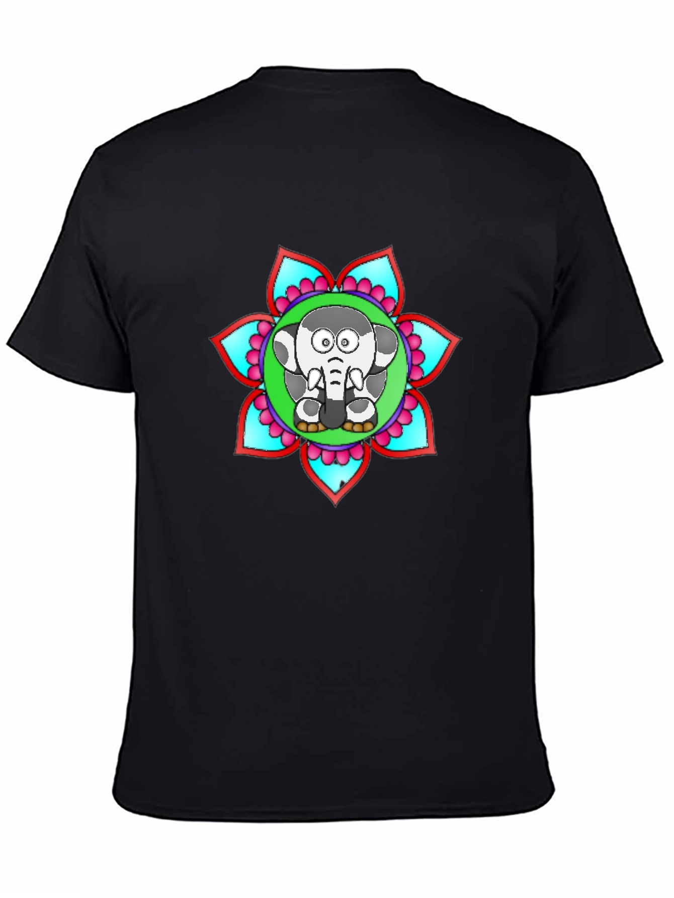 Elephant Mandala T-Shirt - Unique Graphic Tee