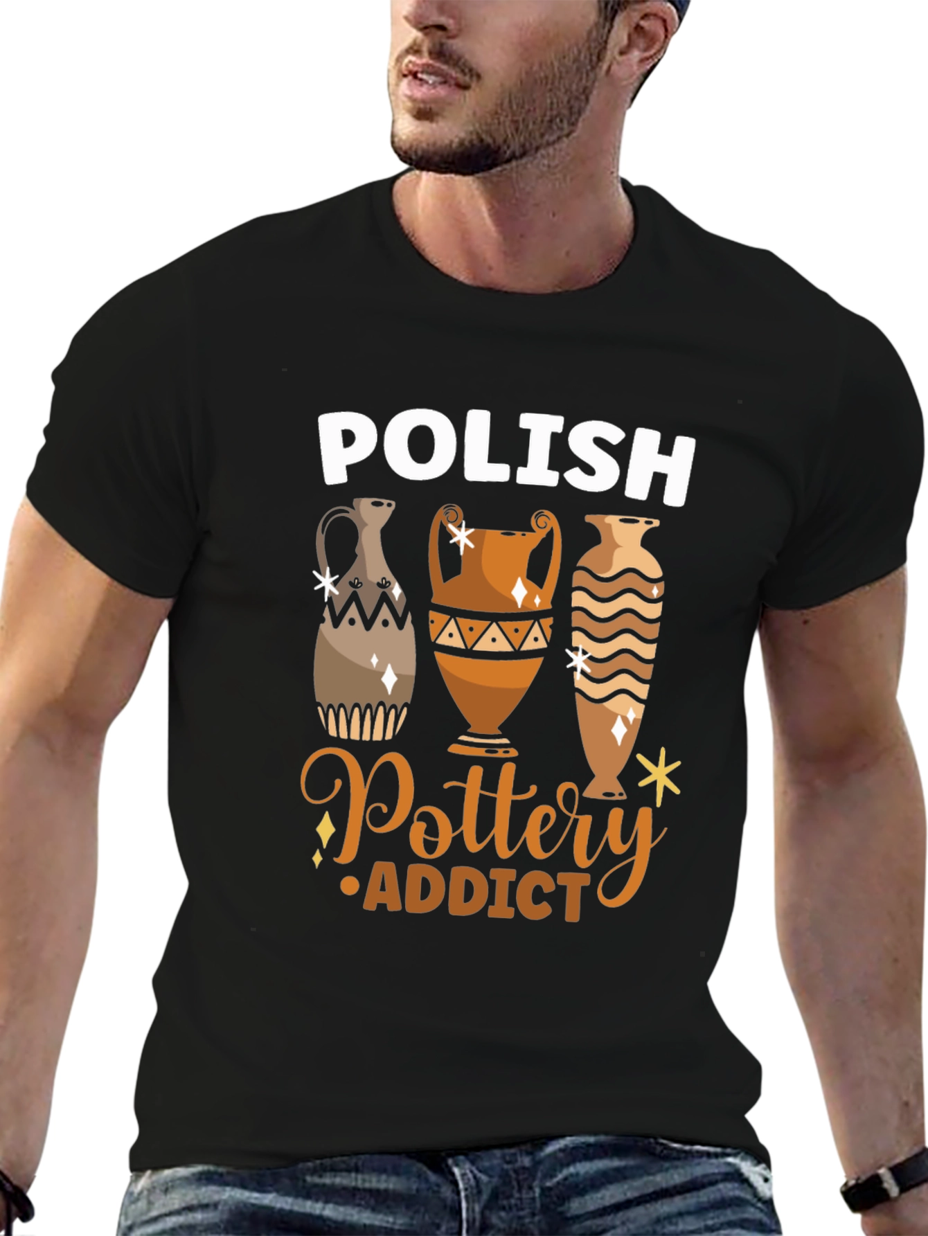 Polish Pottery Addict Graphic T-Shirt