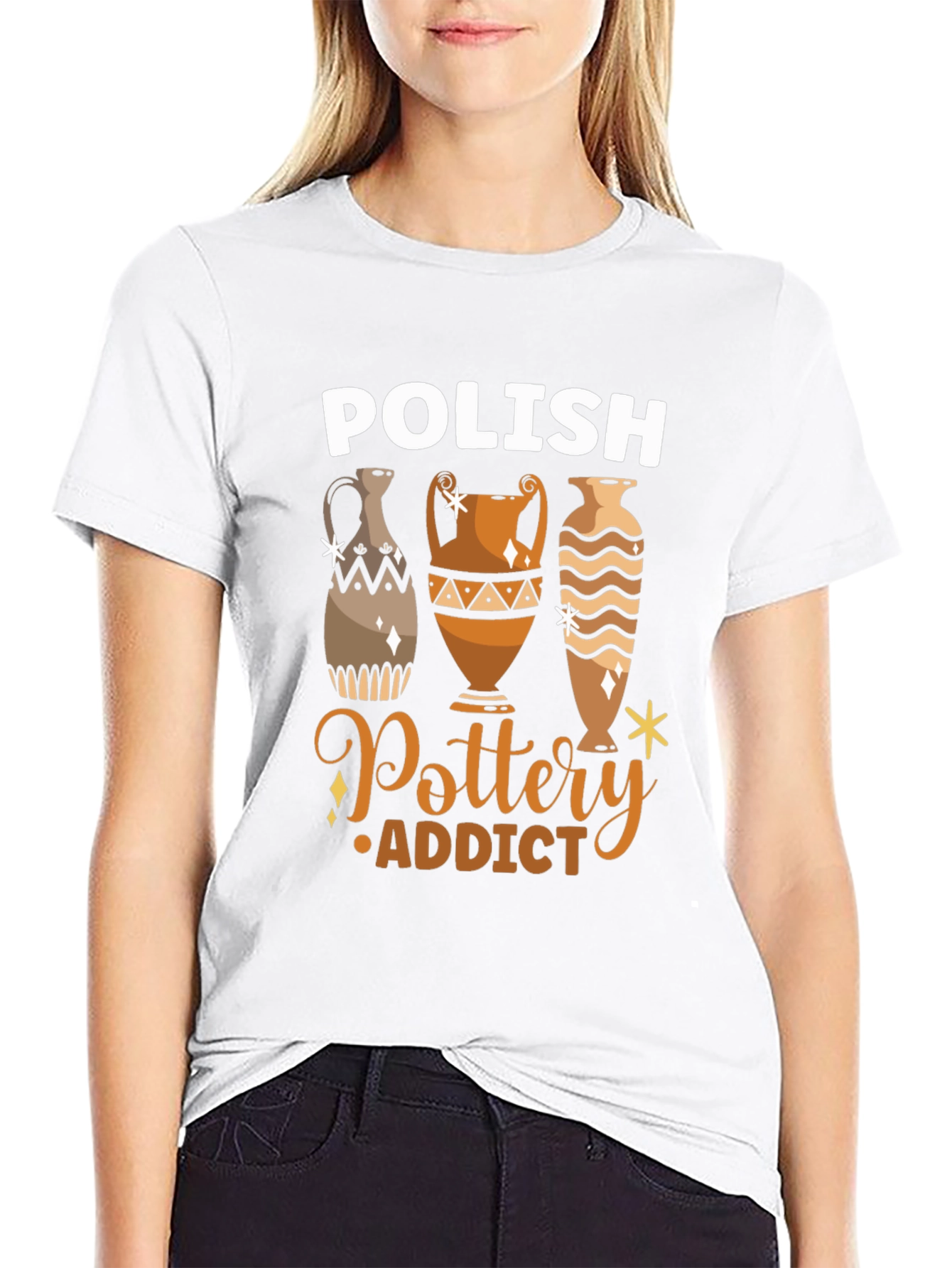 Polish Pottery Addict Graphic T-Shirt