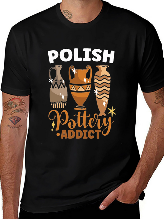 Polish Pottery Addict Graphic T-Shirt