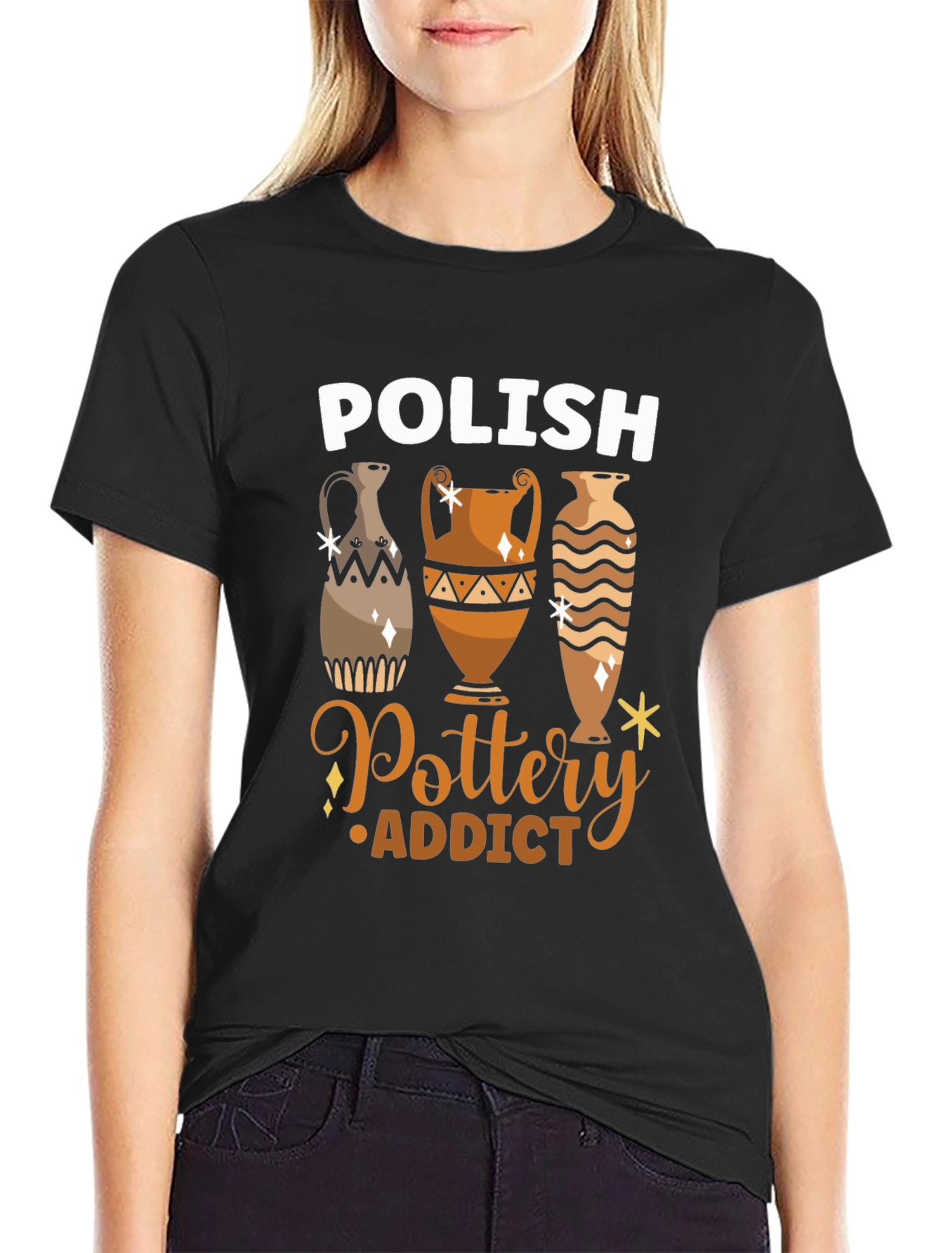 Polish Pottery Addict Graphic T-Shirt
