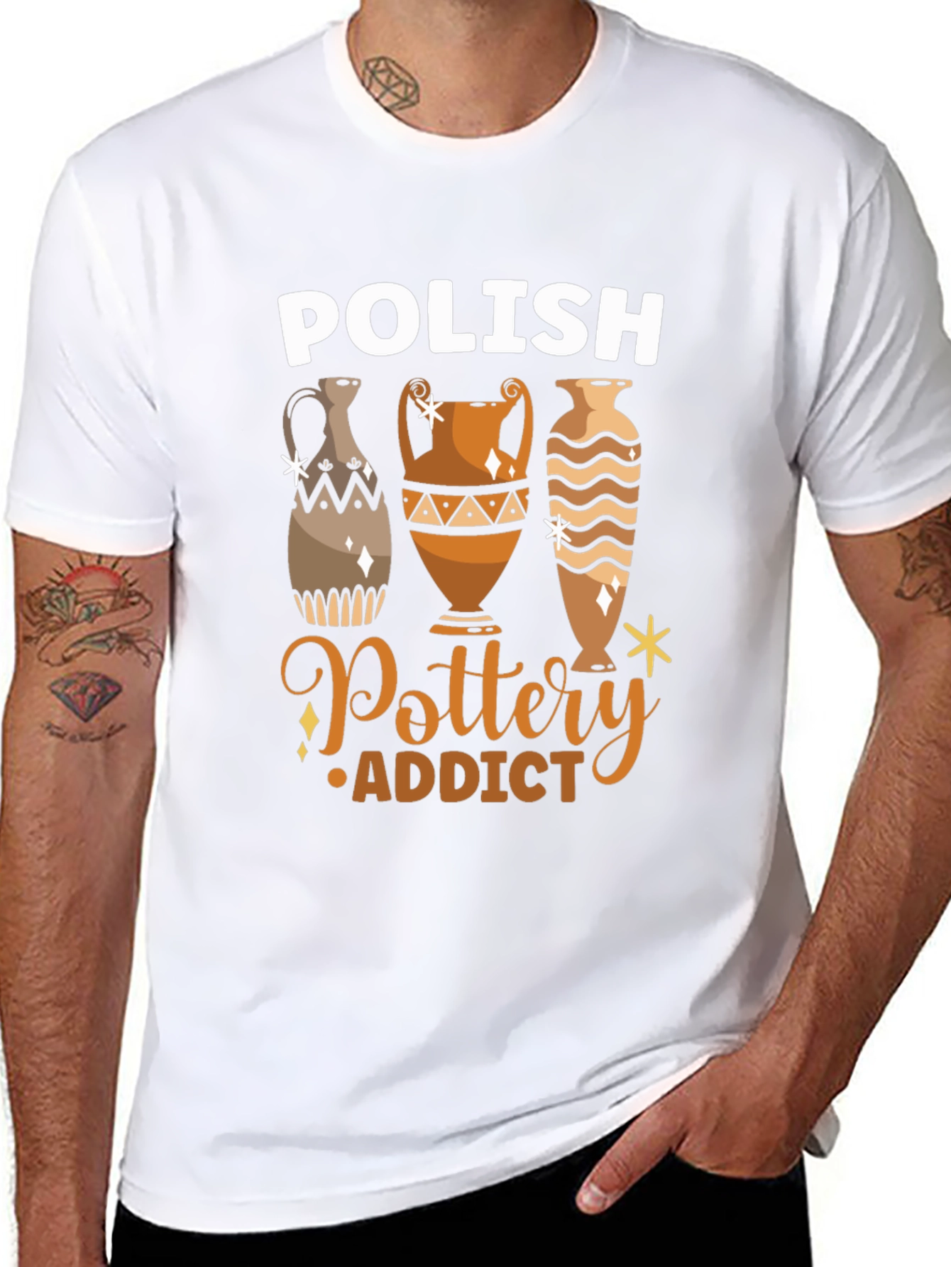 Polish Pottery Addict Graphic T-Shirt