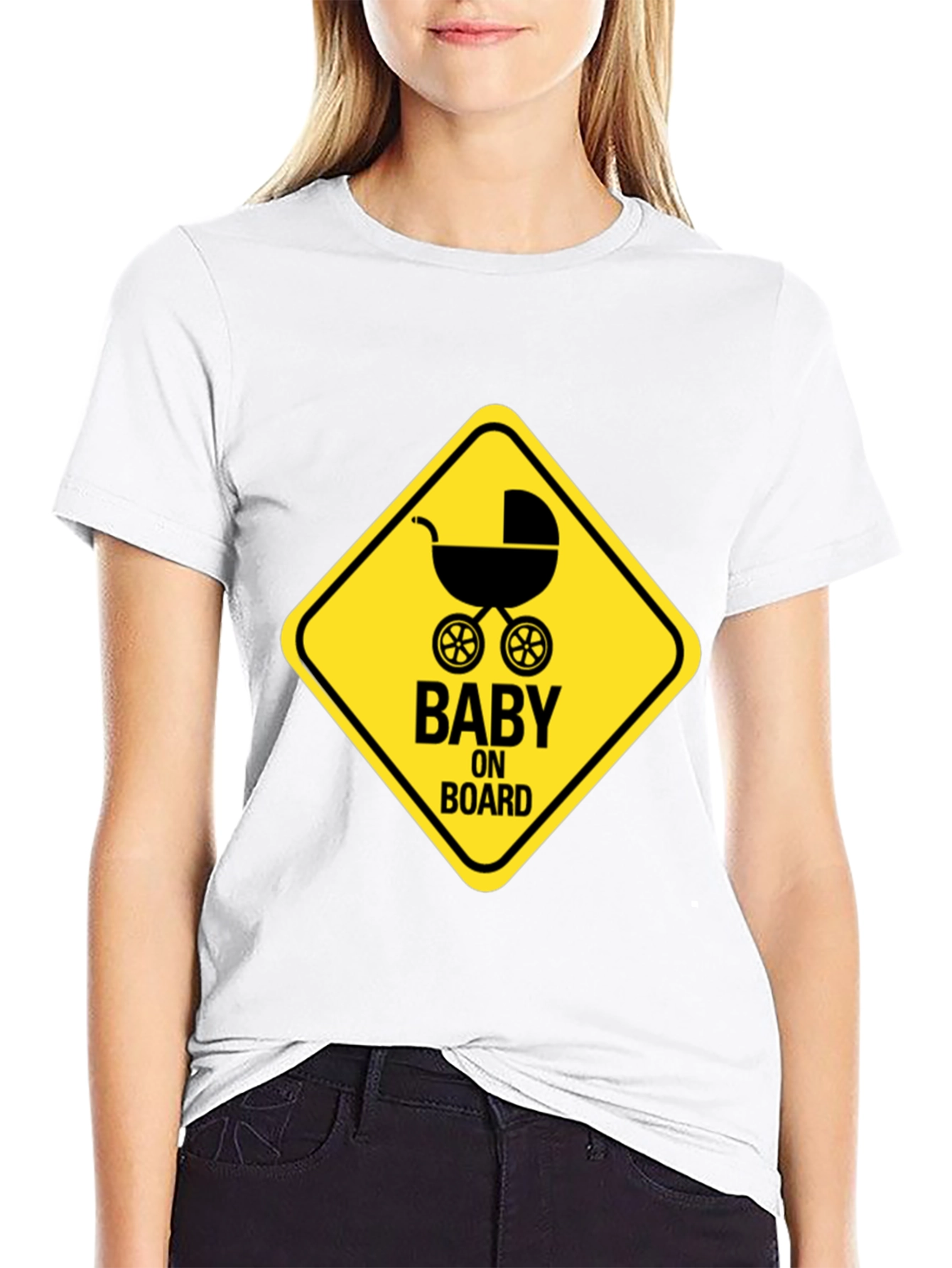 Baby On Board Graphic Tee - Black Unisex Shirt