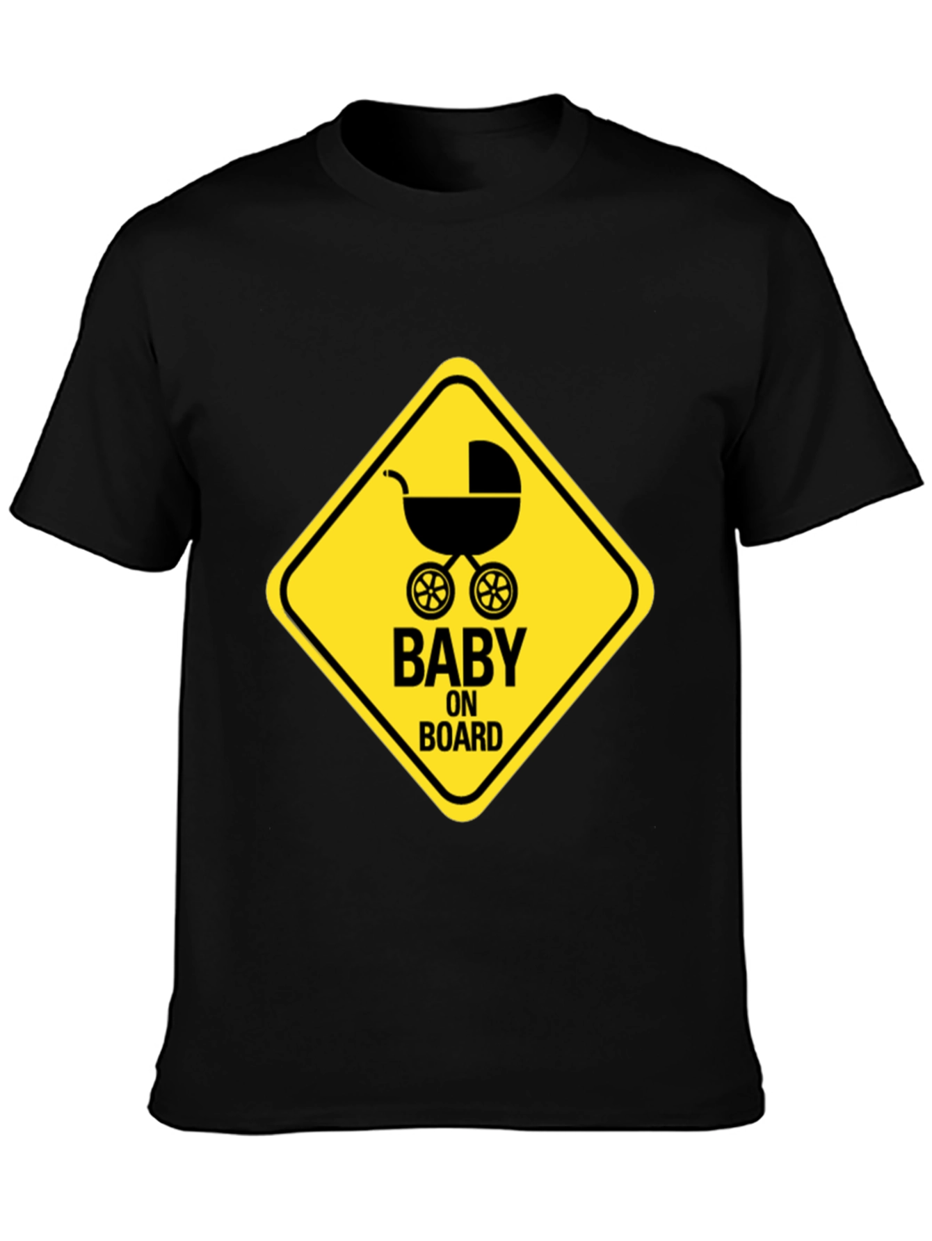 Baby On Board Graphic Tee - Black Unisex Shirt