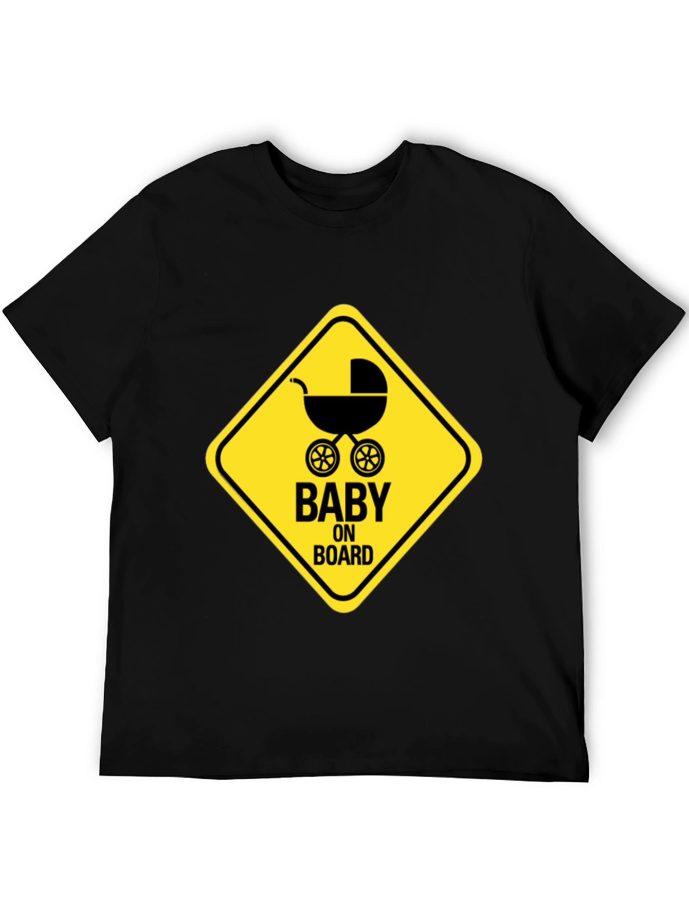 Baby On Board Graphic Tee - Black Unisex Shirt