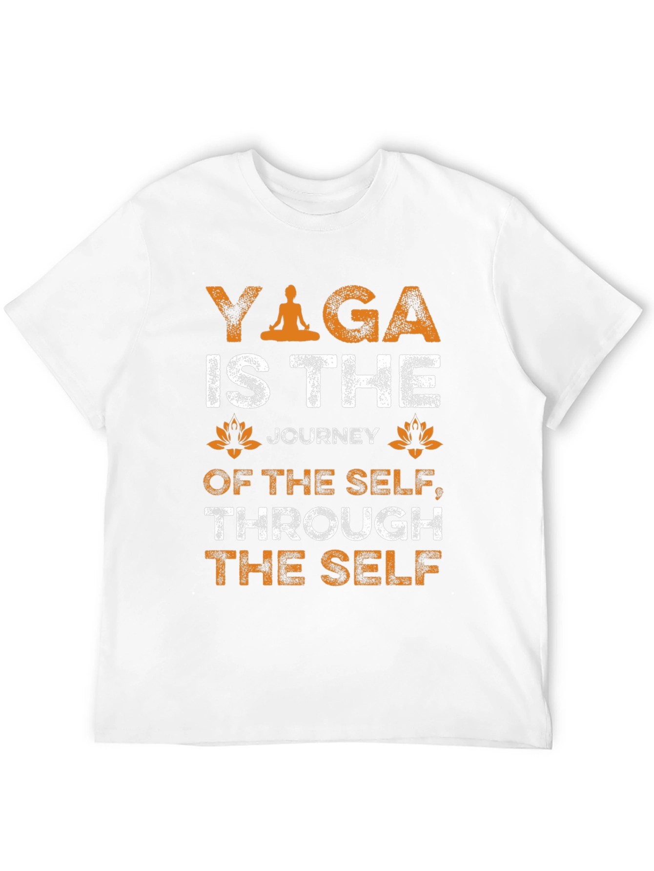 Yoga Journey T-Shirt - Self Through Self Black Tee