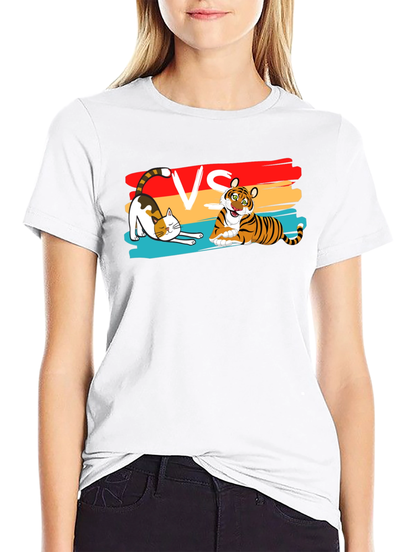 Cat VS Tiger T-Shirt