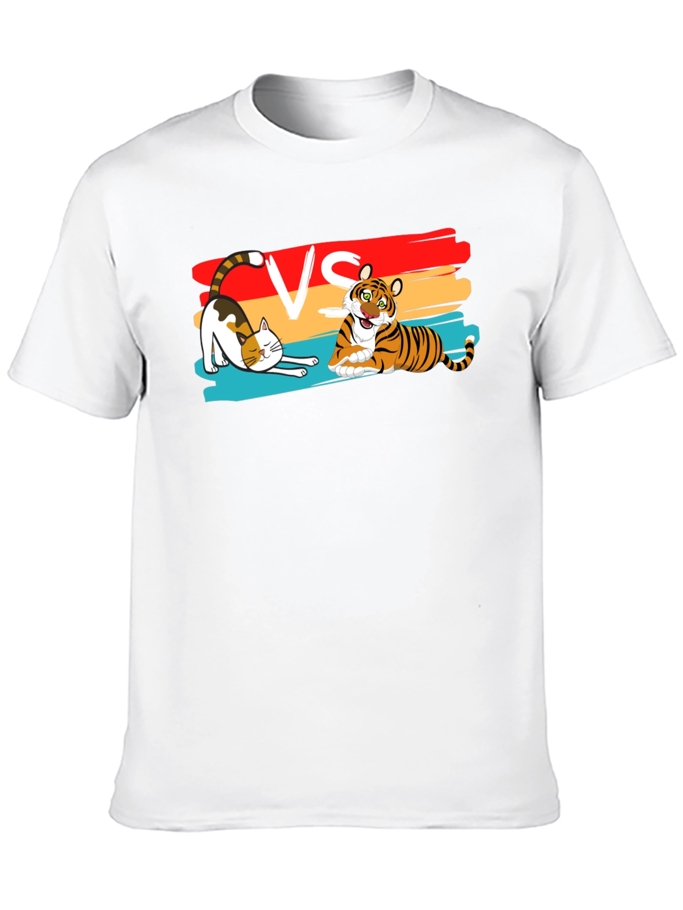 Cat VS Tiger T-Shirt