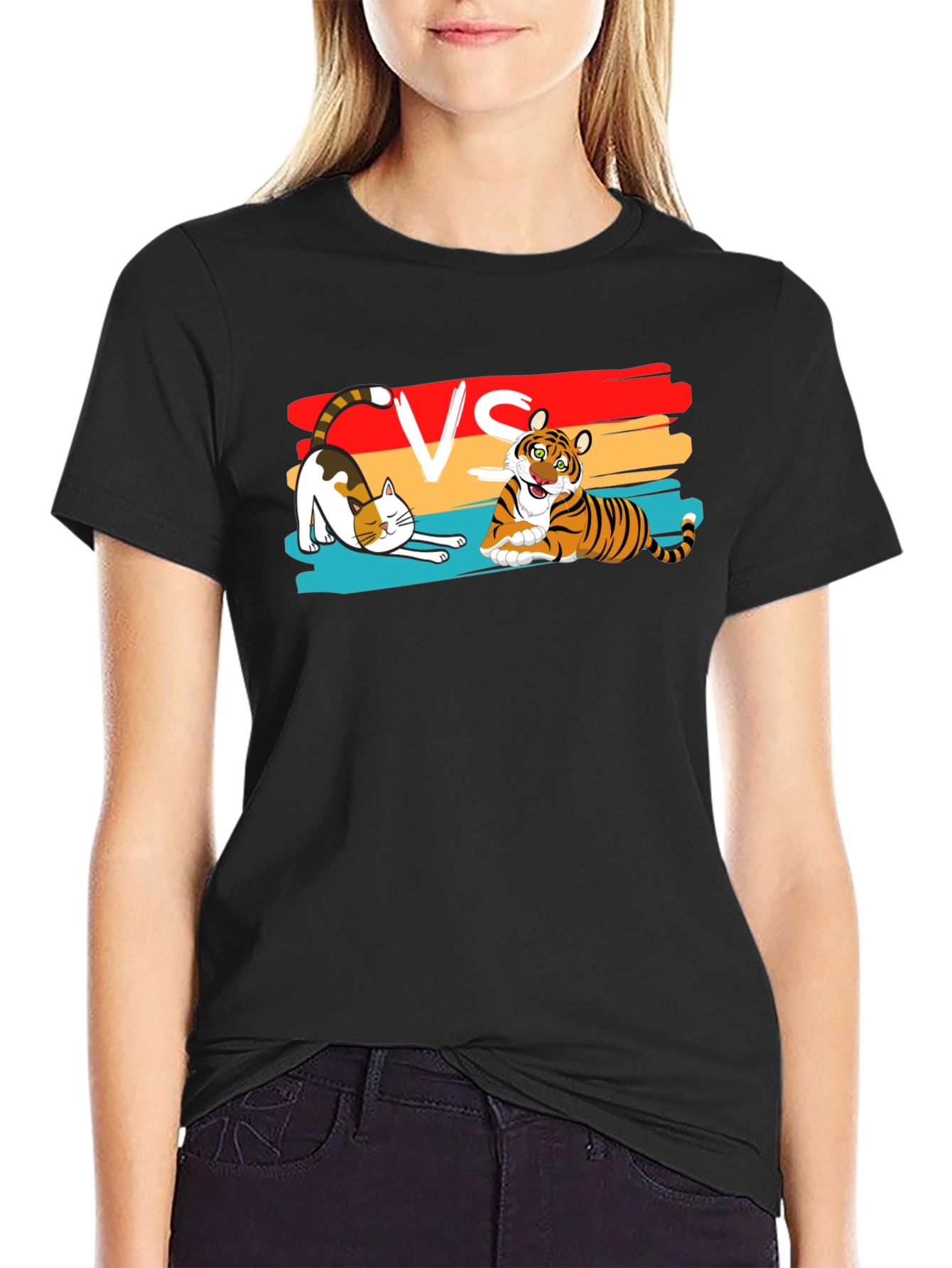 Cat VS Tiger T-Shirt