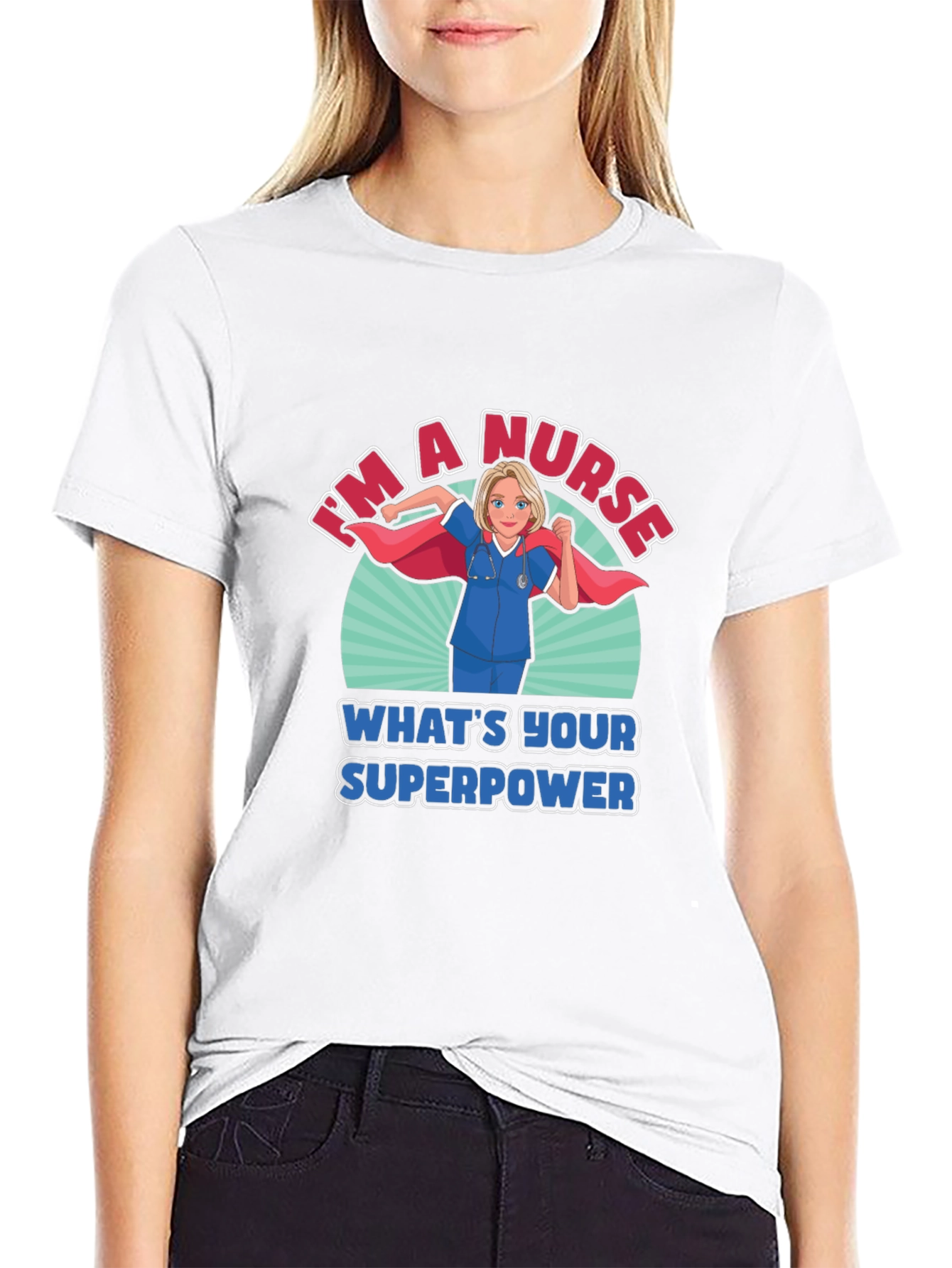 Nurse Superpower T-Shirt - Heroic Medical Apparel