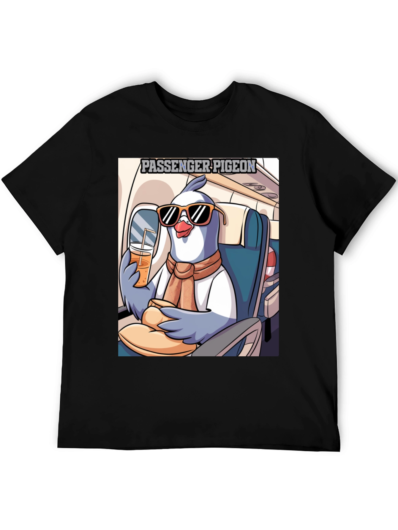 Passenger Pigeon T-Shirt - Cartoon Design