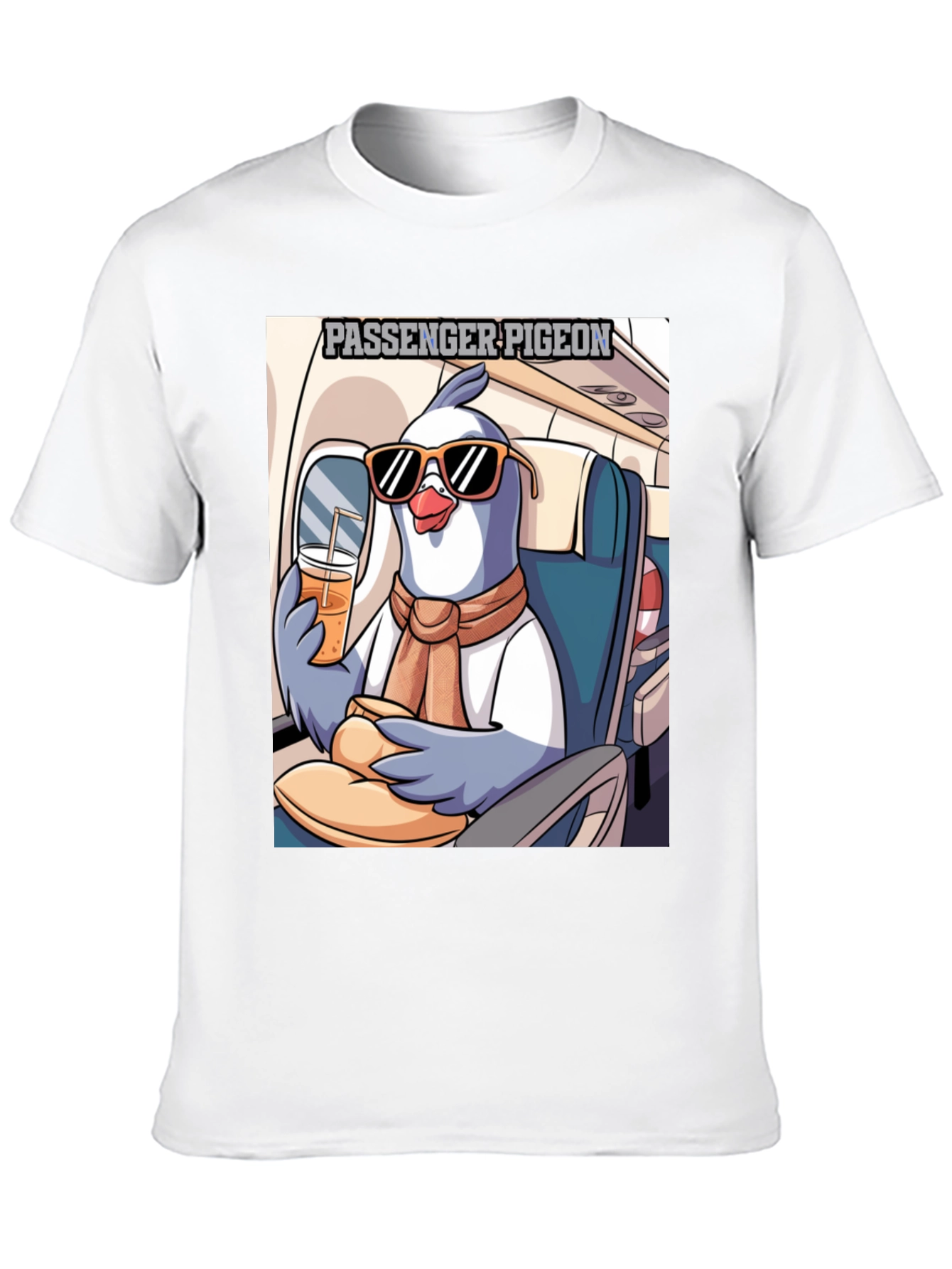 Passenger Pigeon T-Shirt - Cartoon Design
