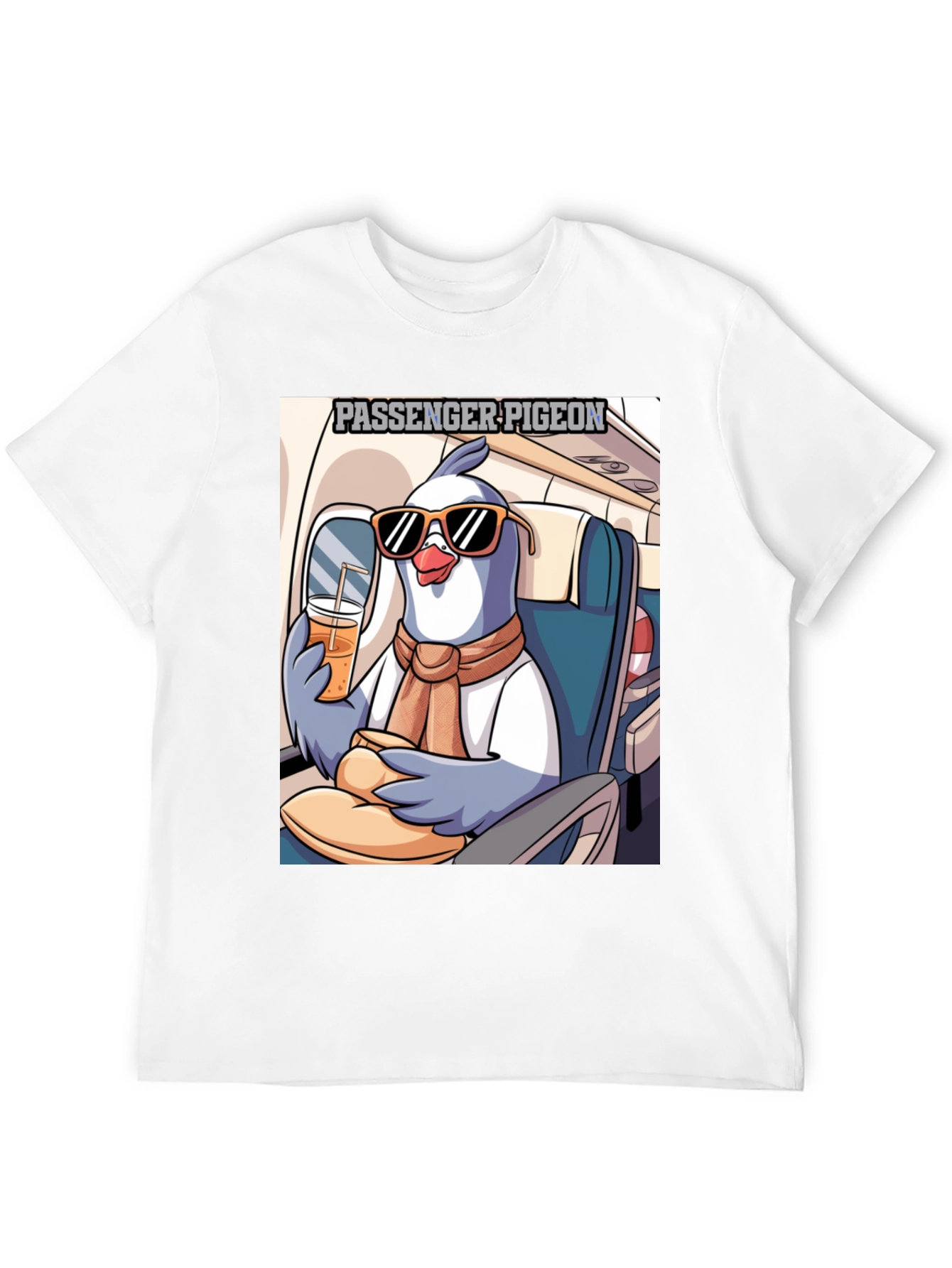 Passenger Pigeon T-Shirt - Cartoon Design