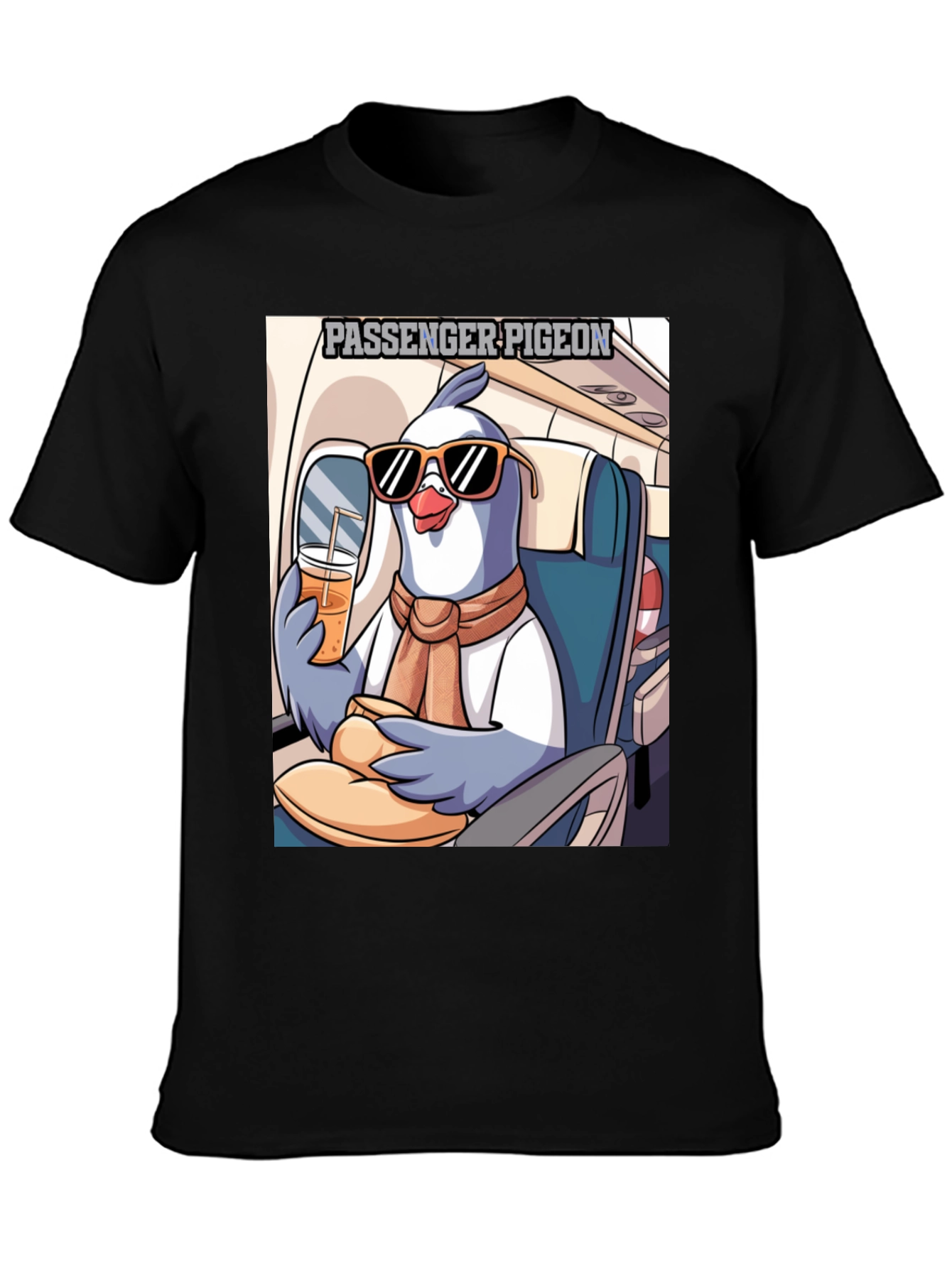 Passenger Pigeon T-Shirt - Cartoon Design