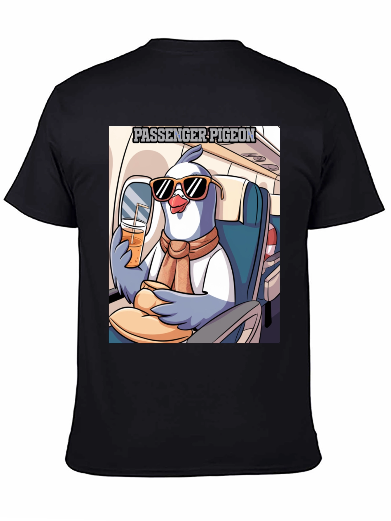 Passenger Pigeon T-Shirt - Cartoon Design